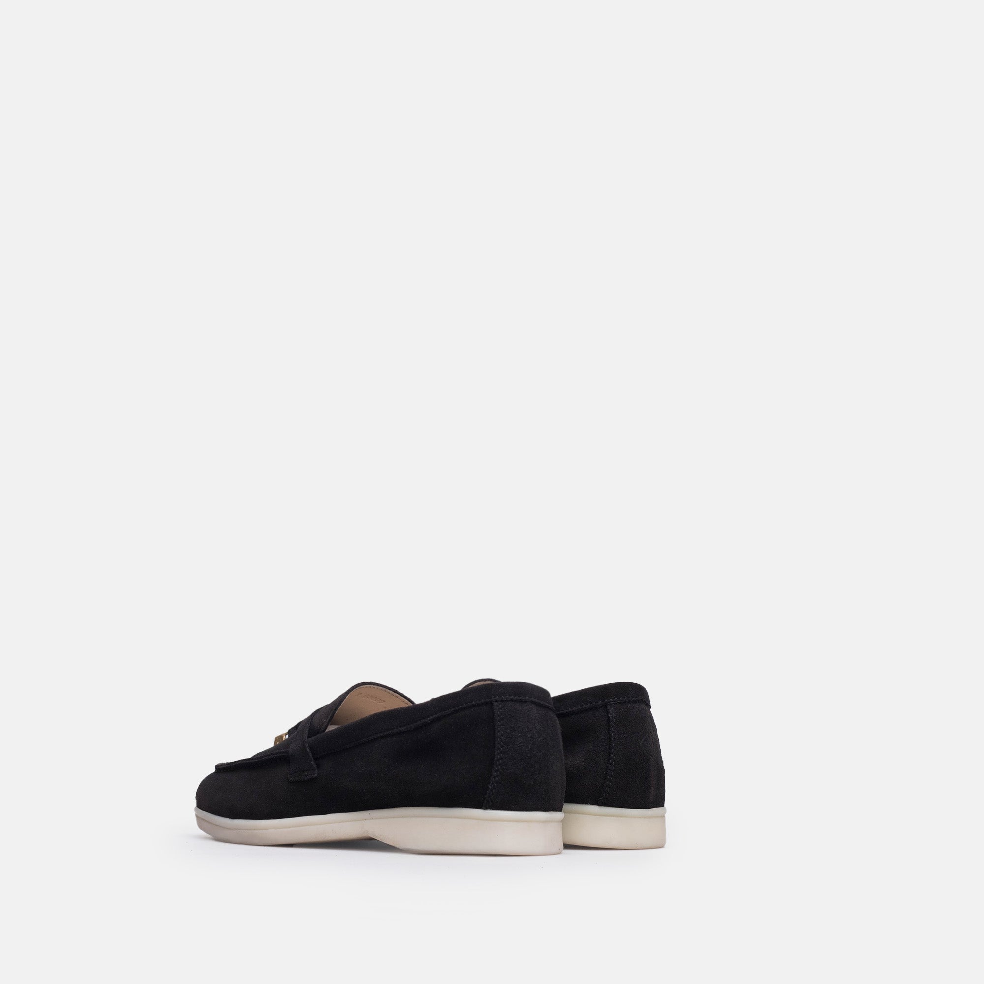 Volzak 32 mocassin en daim Noir