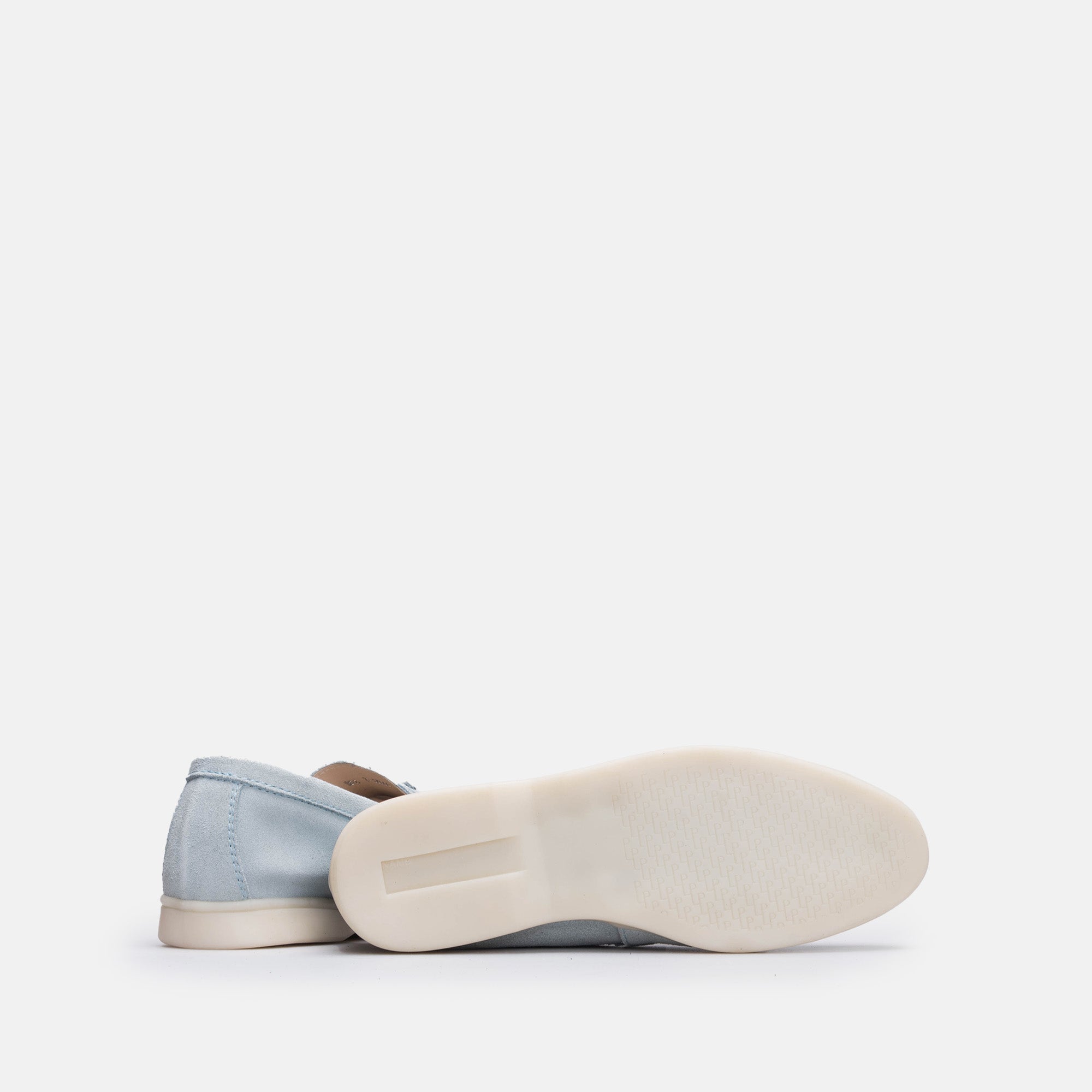 Volzak 32 mocassin en daim Bleu ciel