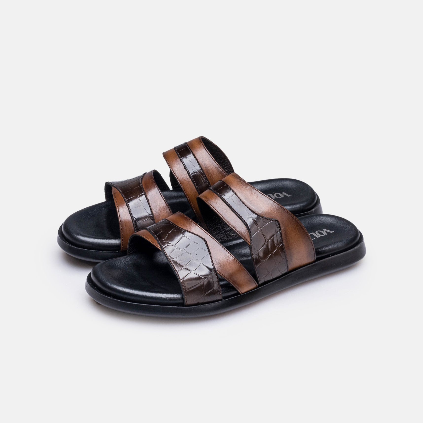 Volzak 5412 Sandale en cuir Marron