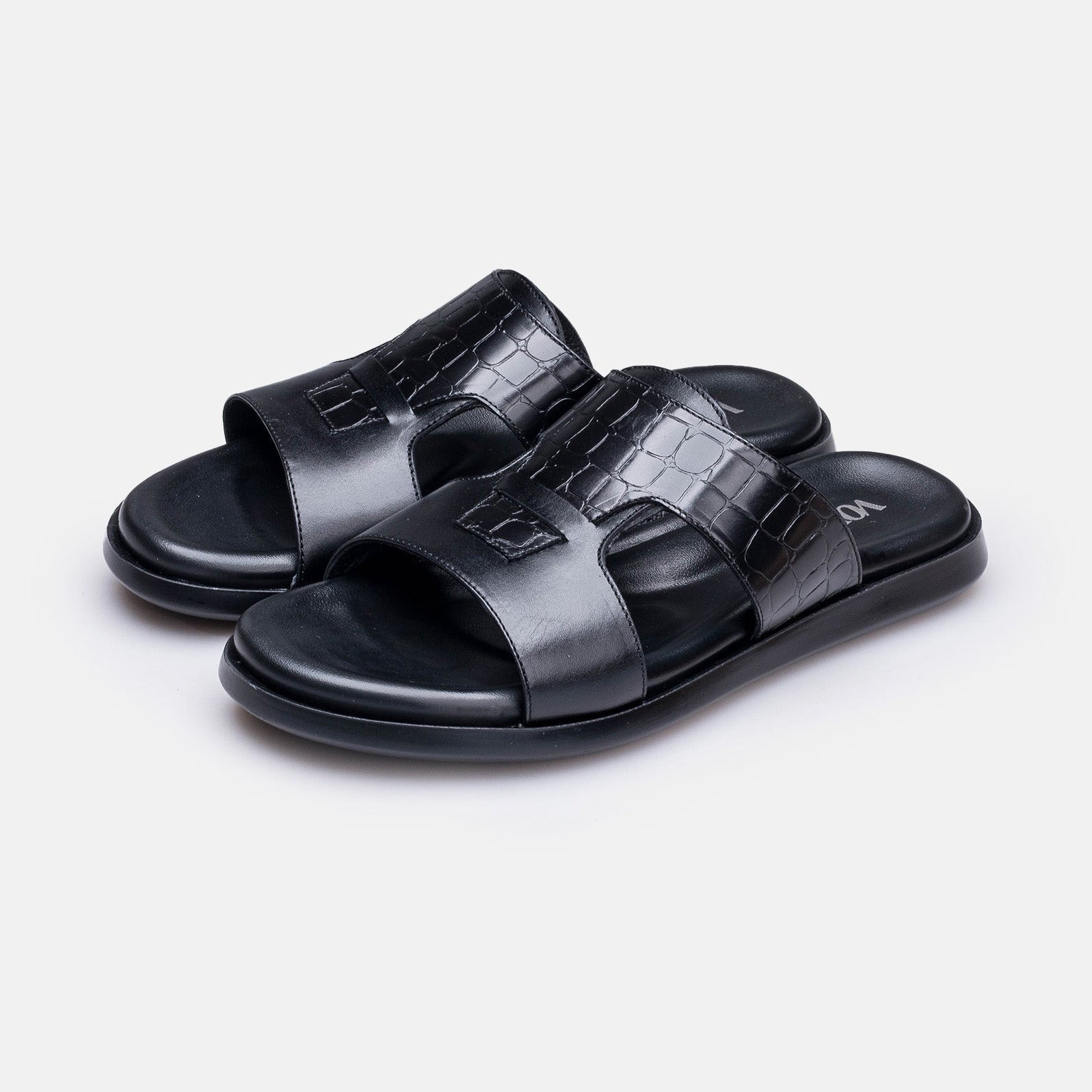 Volzak 5413 Sandale en cuir Noir