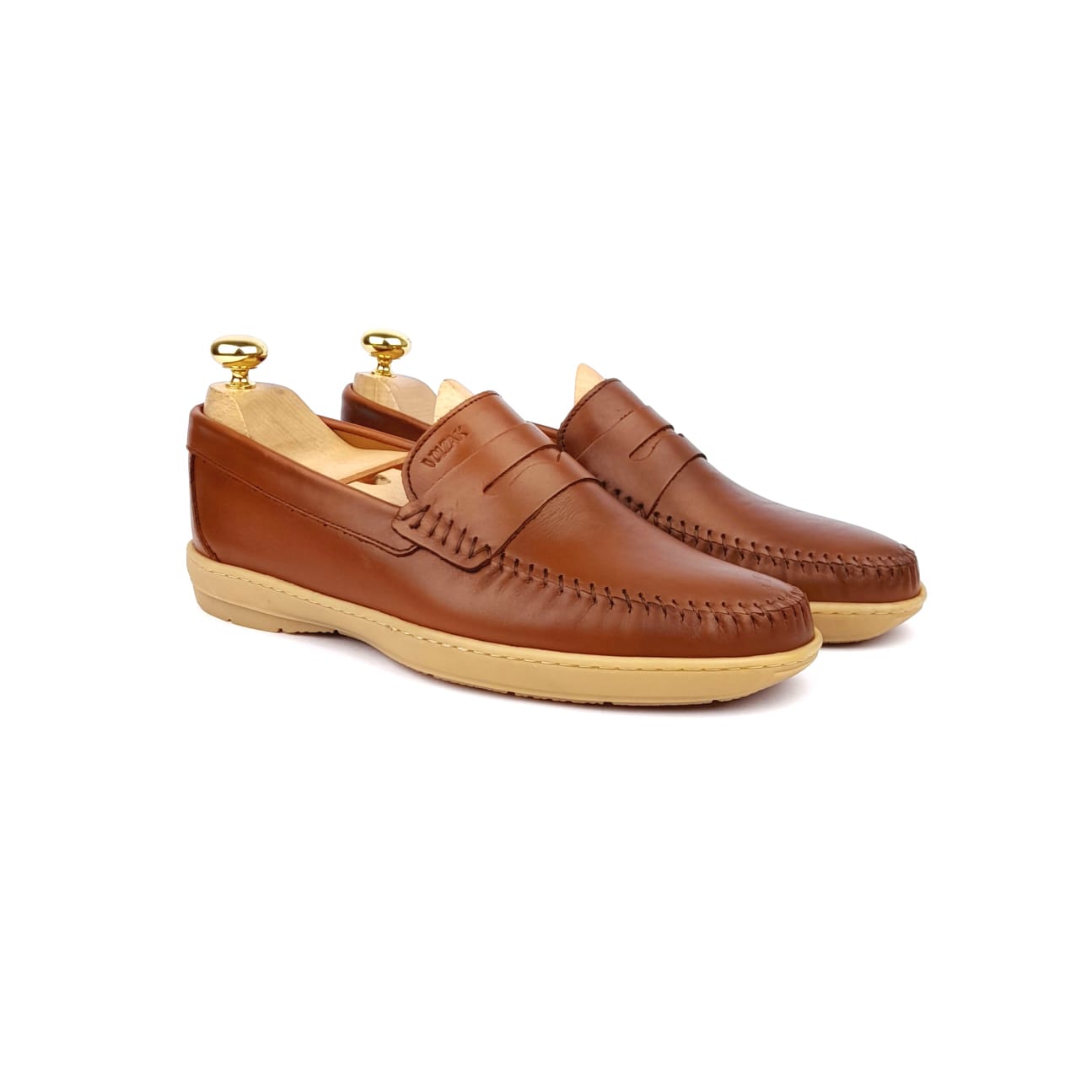 Volzak 07 Mocassin en cuir Camel
