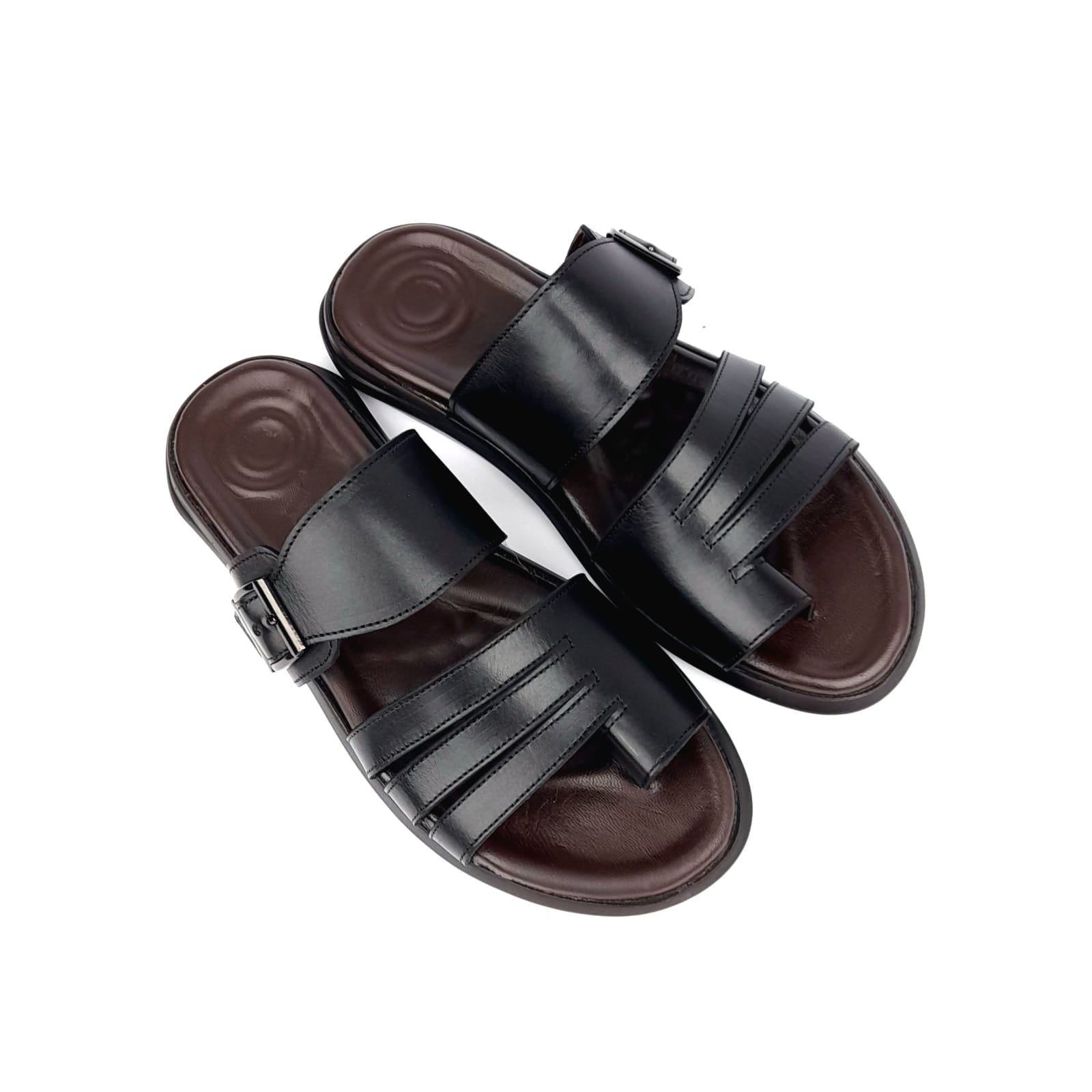 Volzak 5135 Sandale en cuir Noir