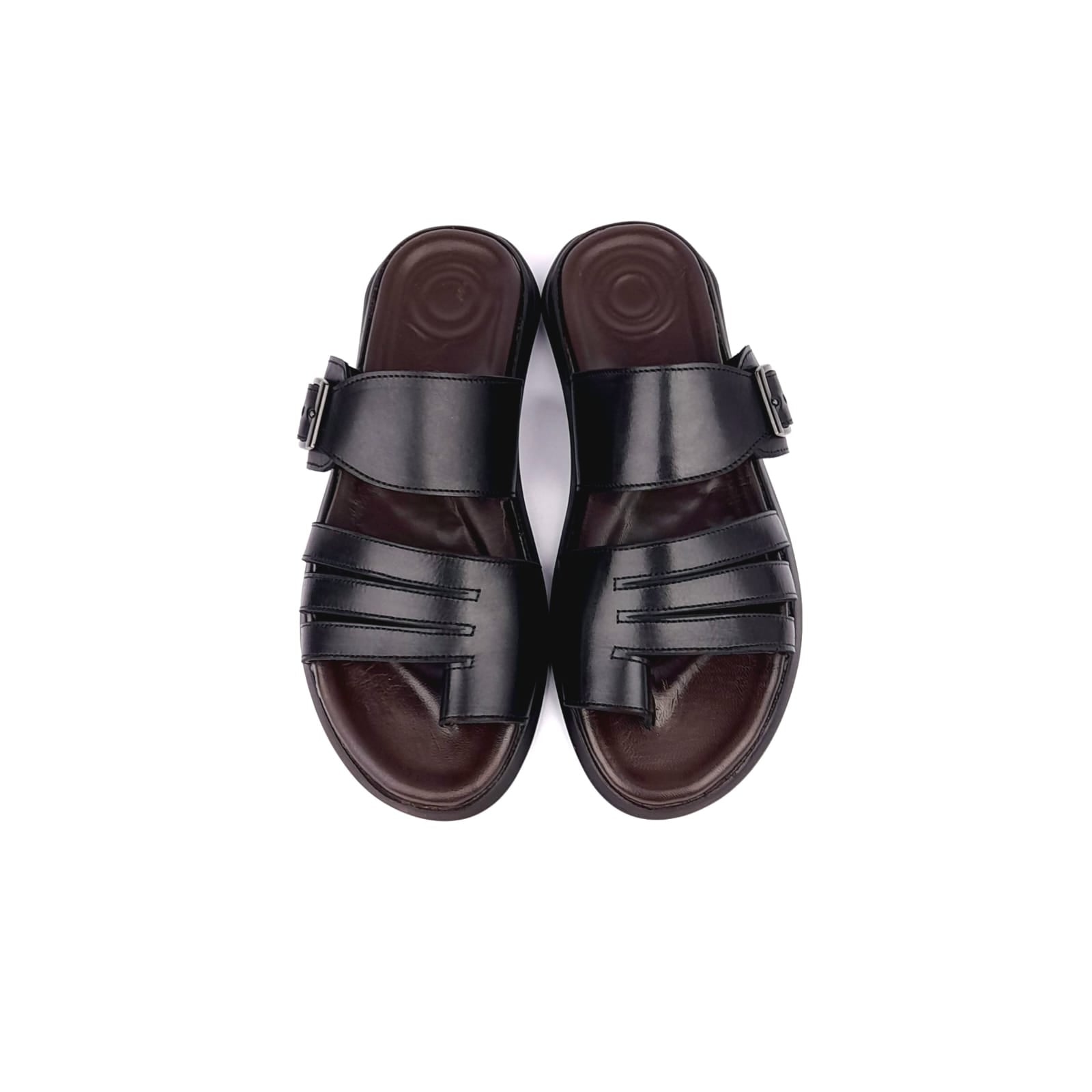 Volzak 5135 Sandale en cuir Noir