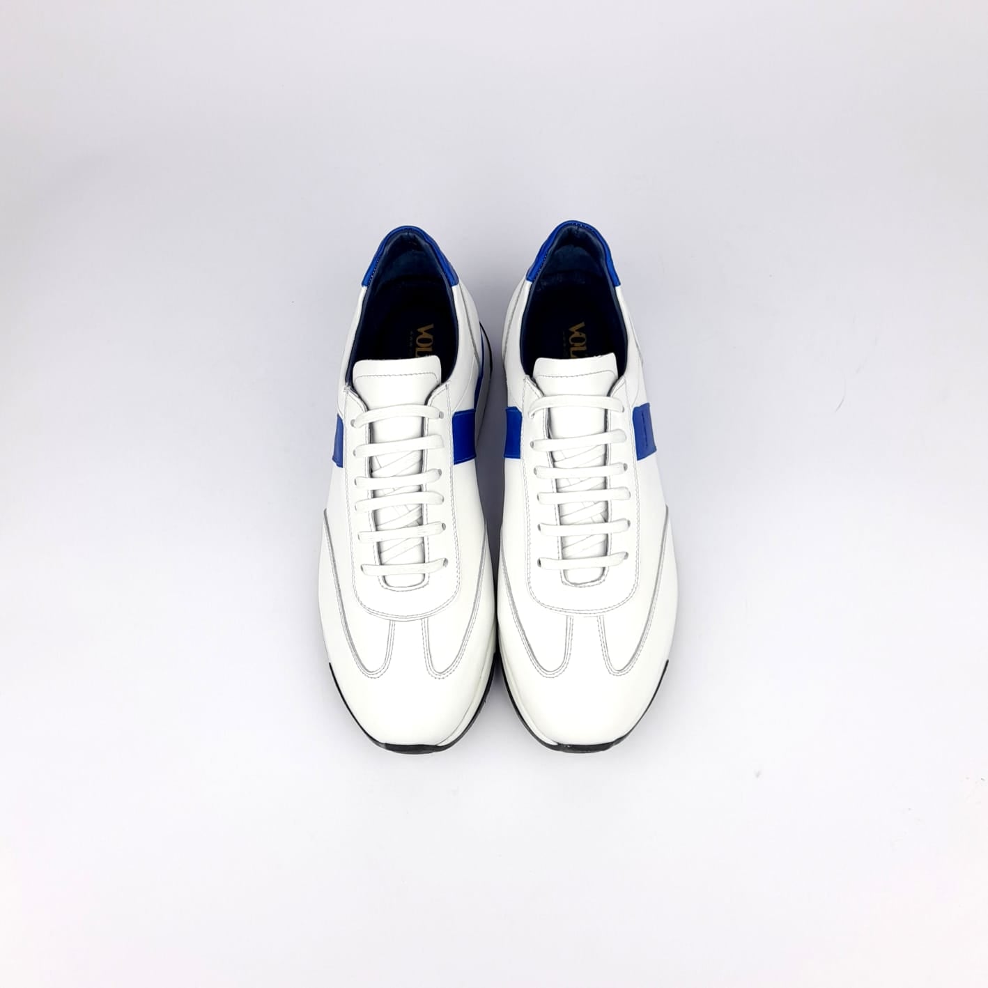 Volzak 6048 Basket en cuir Blanc