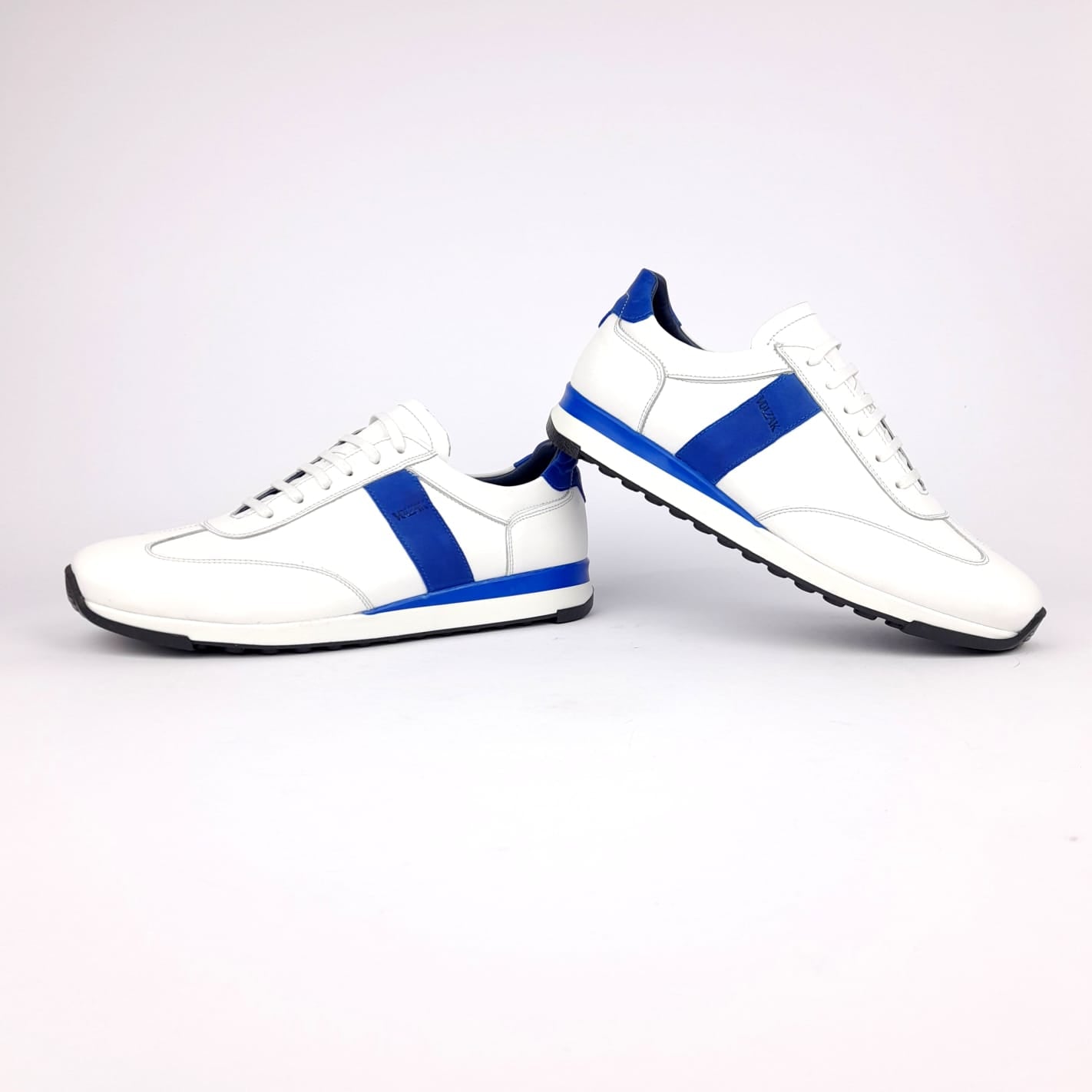 Volzak 6048 Basket en cuir Blanc
