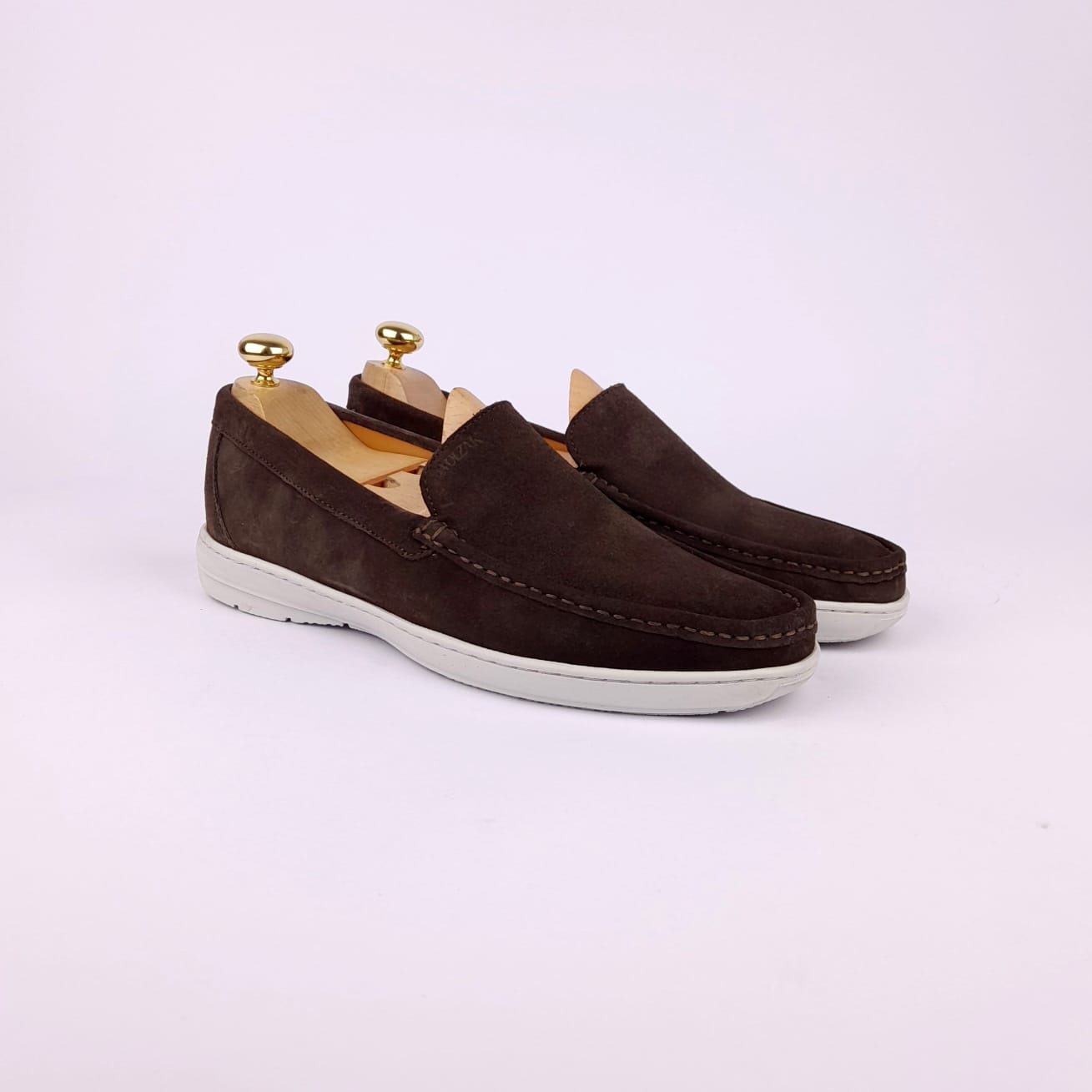 Volzak 03 Mocassin en daim Marron