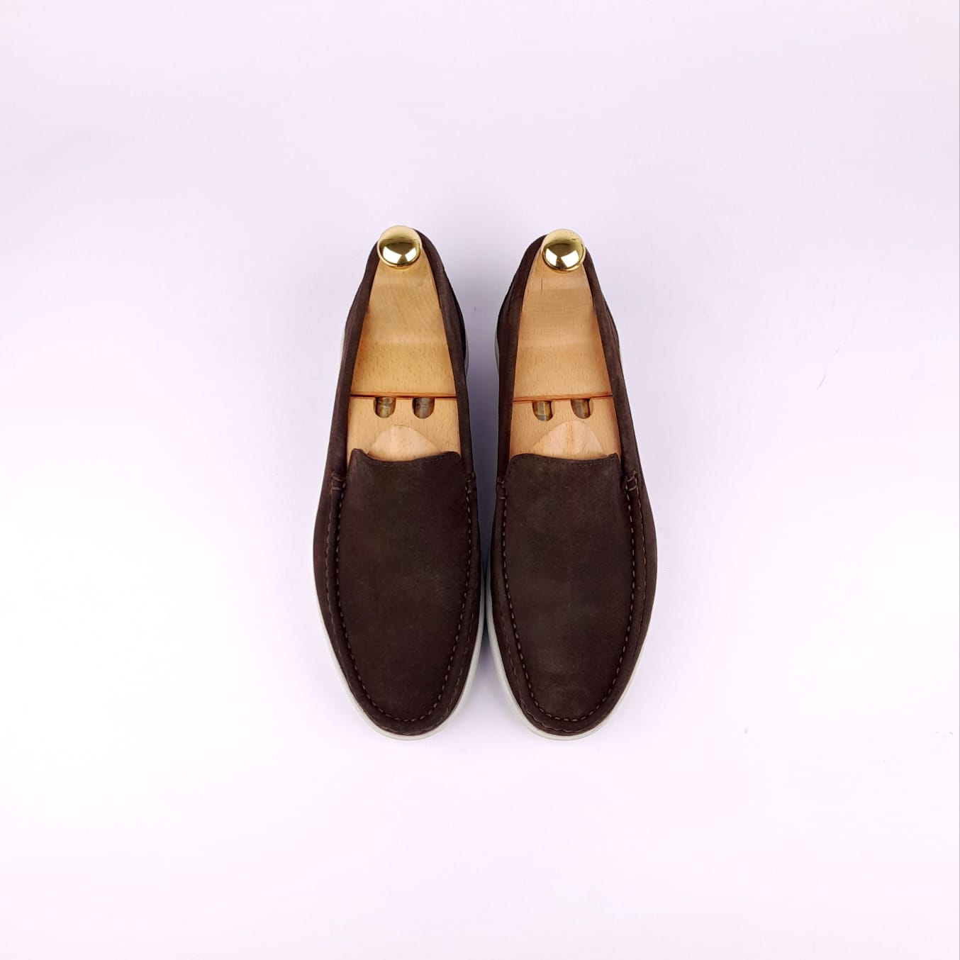 Volzak 03 Mocassin en daim Marron