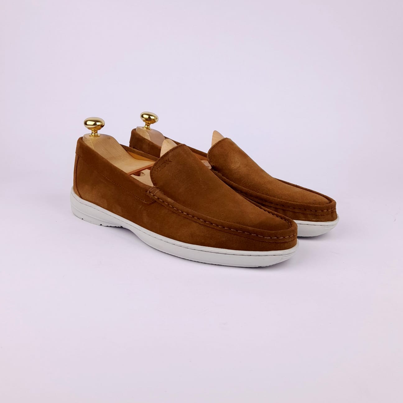 Volzak 03 Mocassin en daim Camel