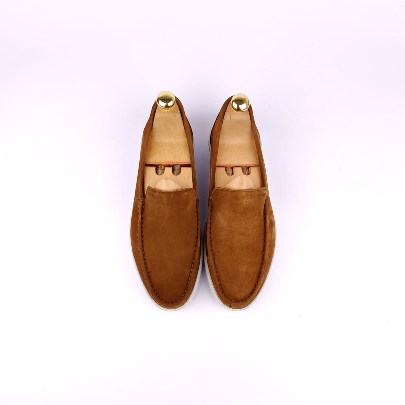 Volzak 03 Mocassin en daim Camel