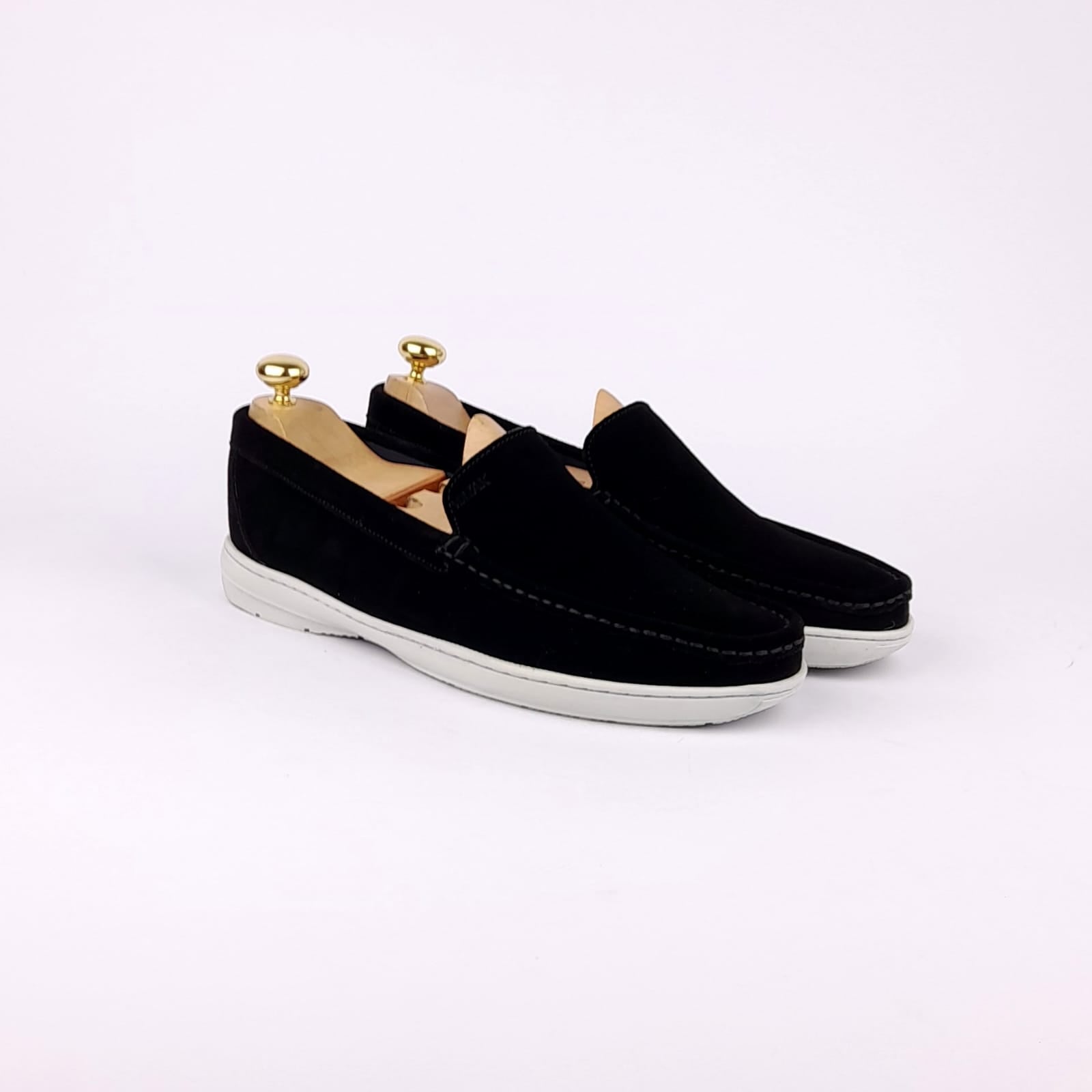 Volzak 03 Mocassin en daim noir