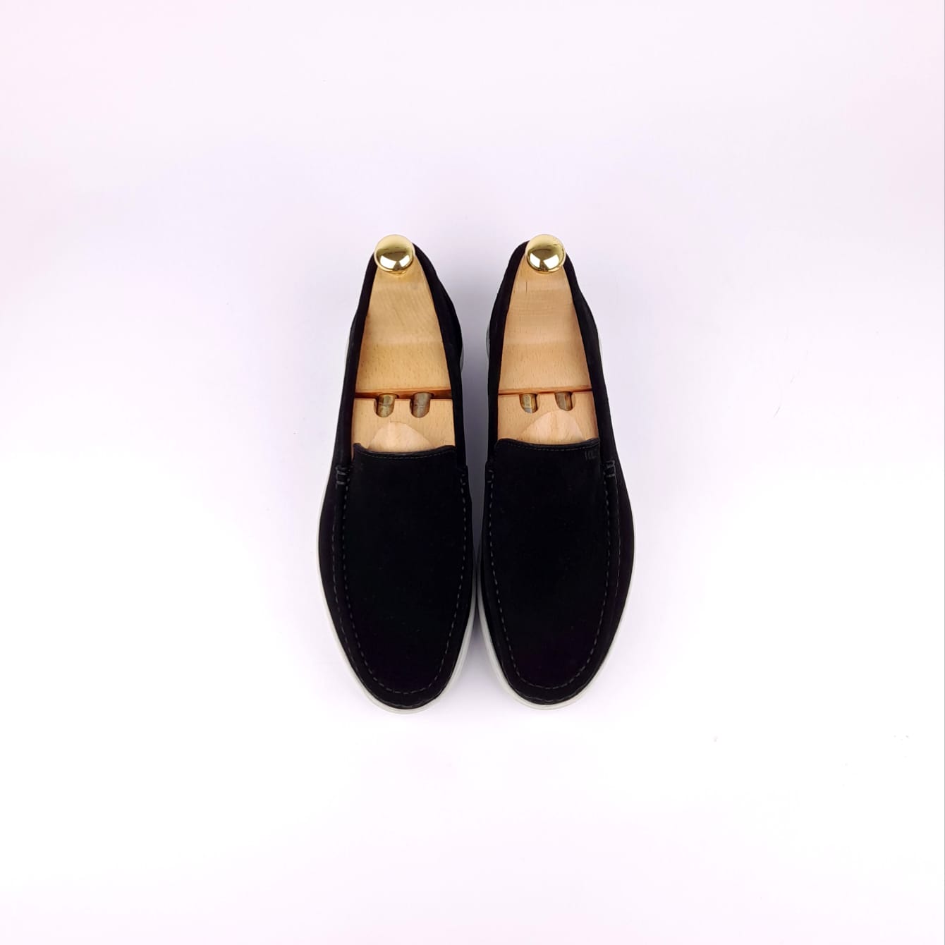 Volzak 03 Mocassin en daim noir
