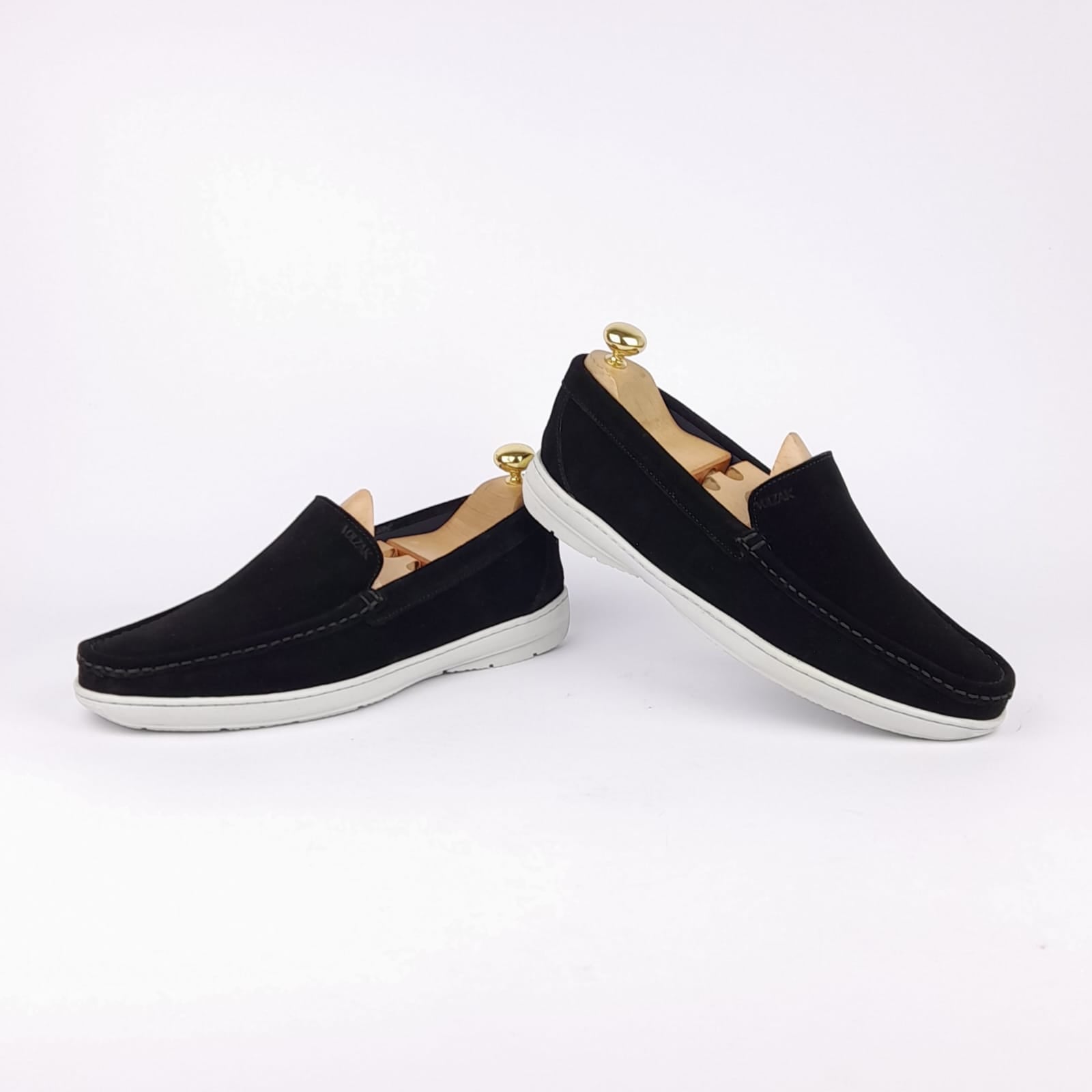 Volzak 03 Mocassin en daim noir
