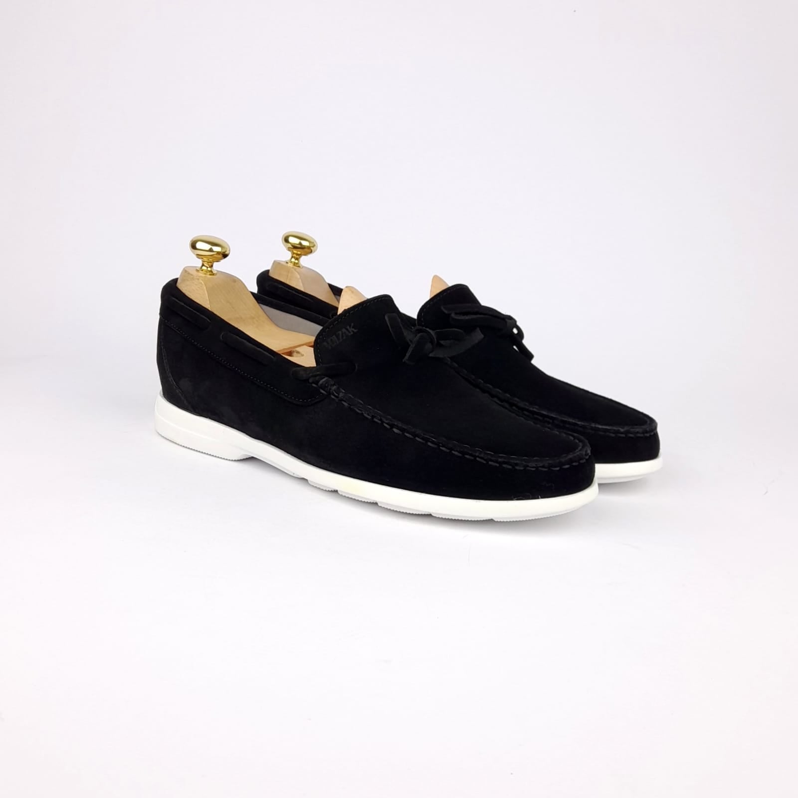 Volzak 05 Mocassin en daim Noir