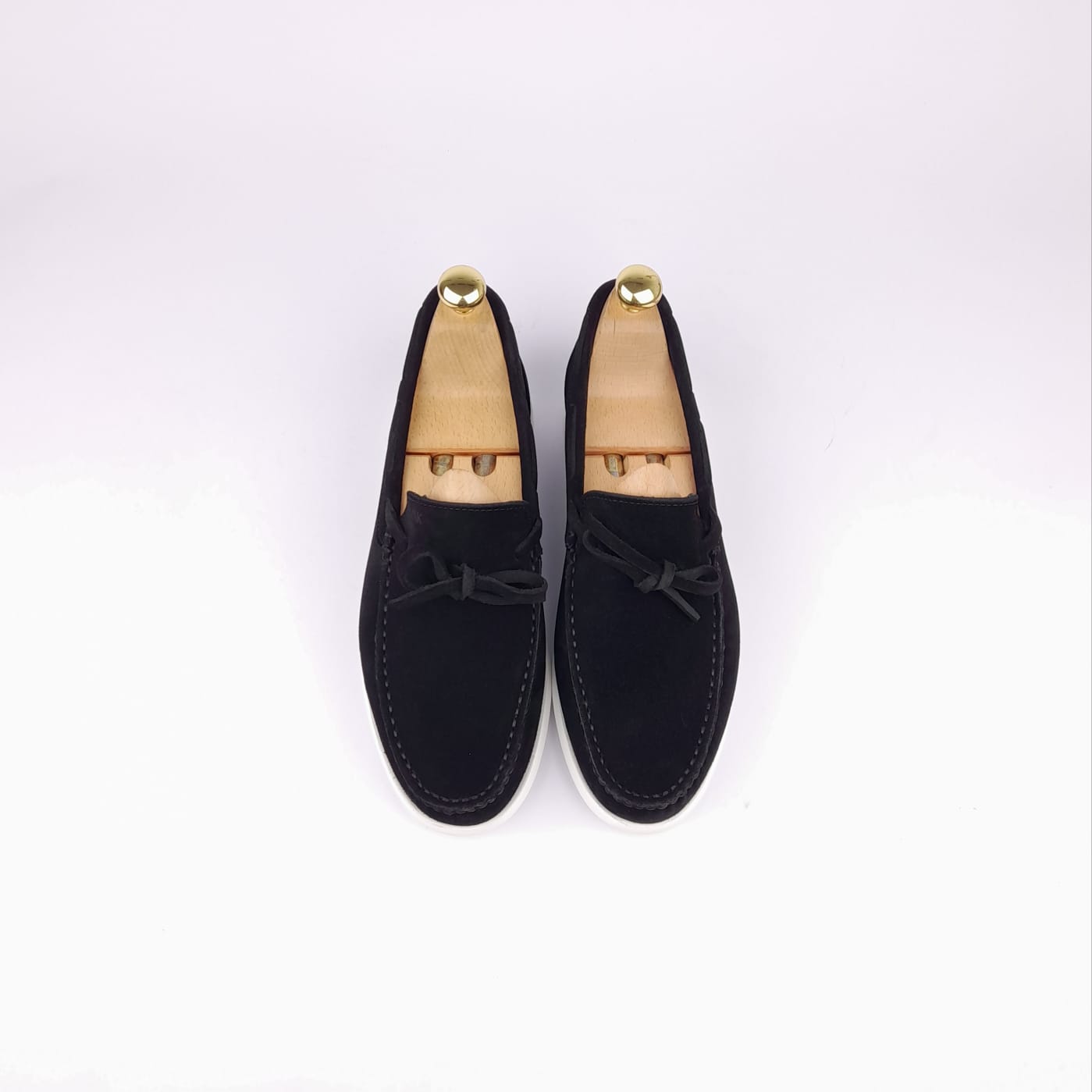 Volzak 05 Mocassin en daim Noir