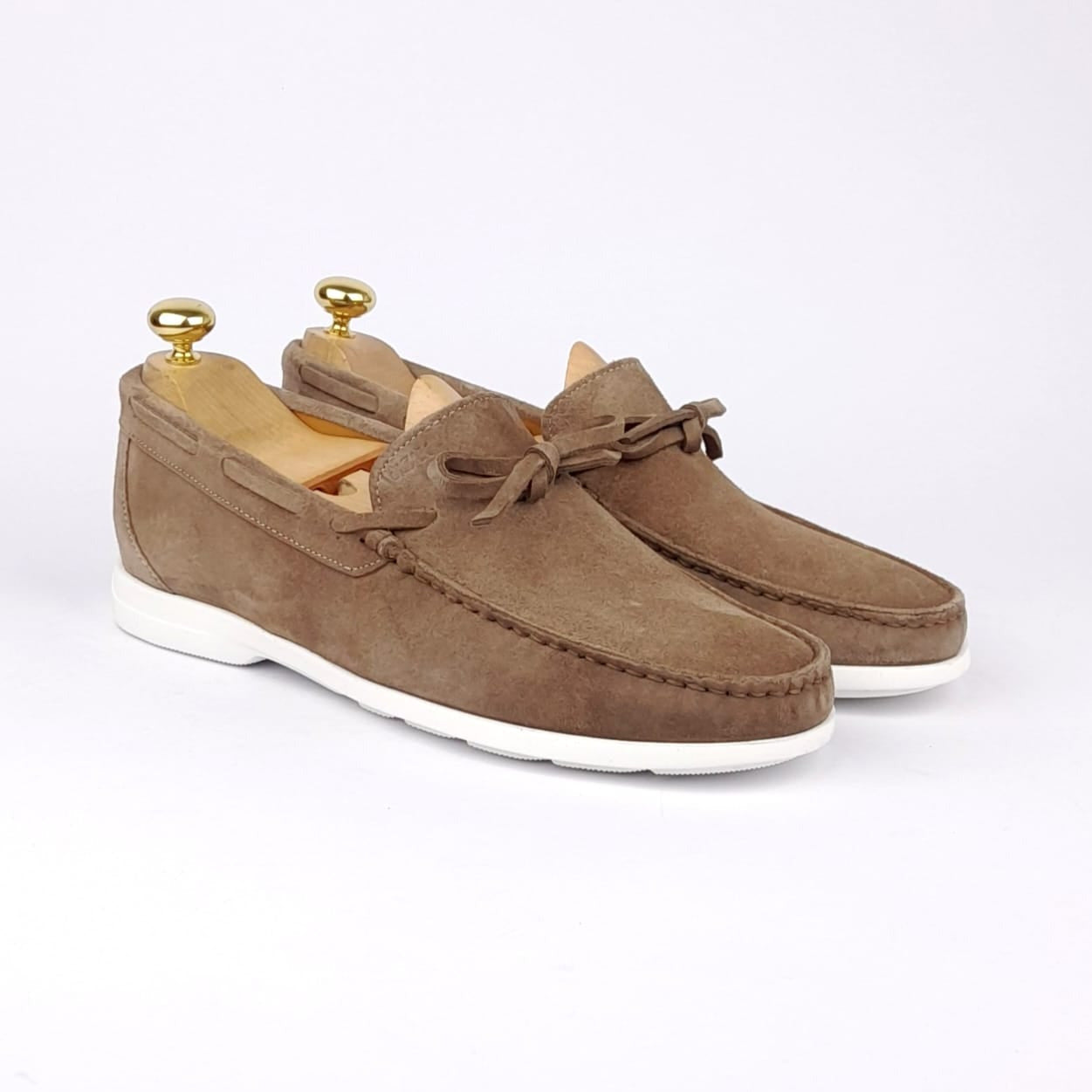 Volzak 05 Mocassin en daim Taupe