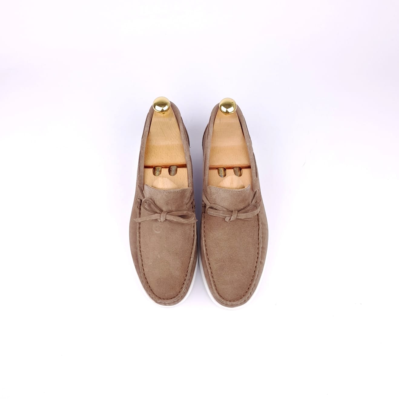 Volzak 05 Mocassin en daim Taupe