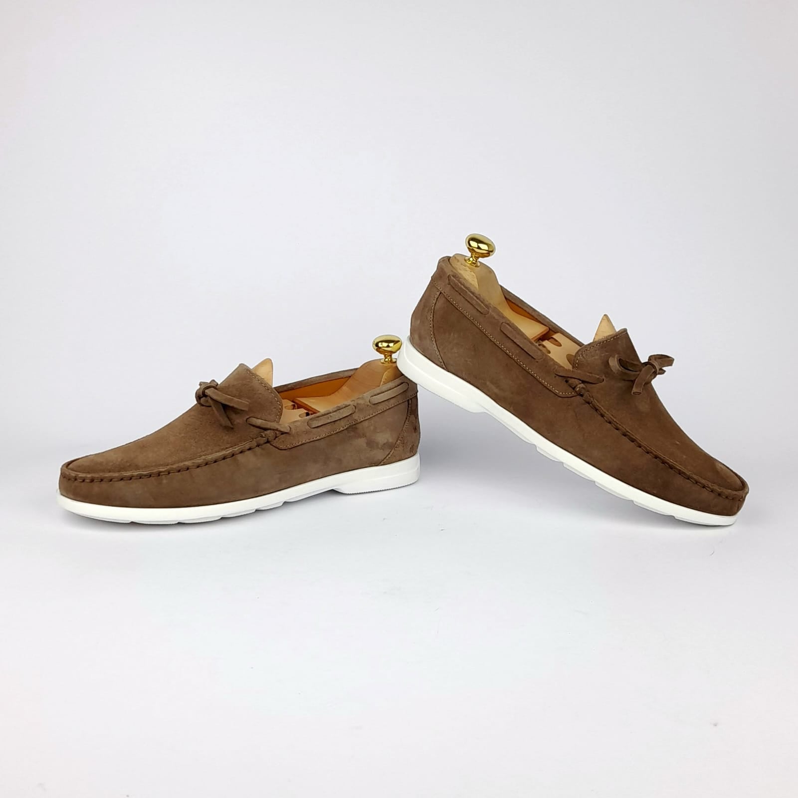 Volzak 05 Mocassin en daim Taupe