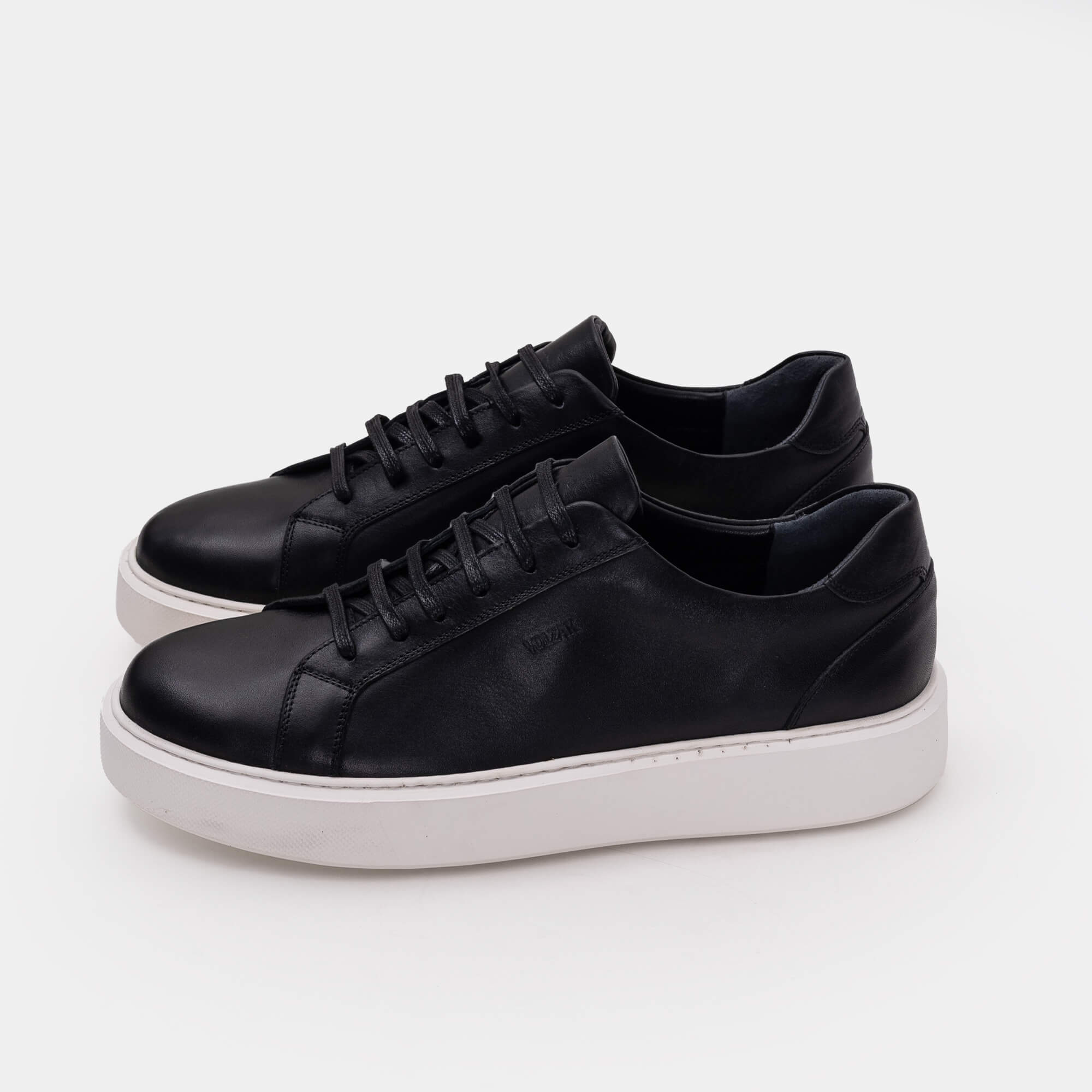 Volzak 6041 S Basket en cuir Noir
