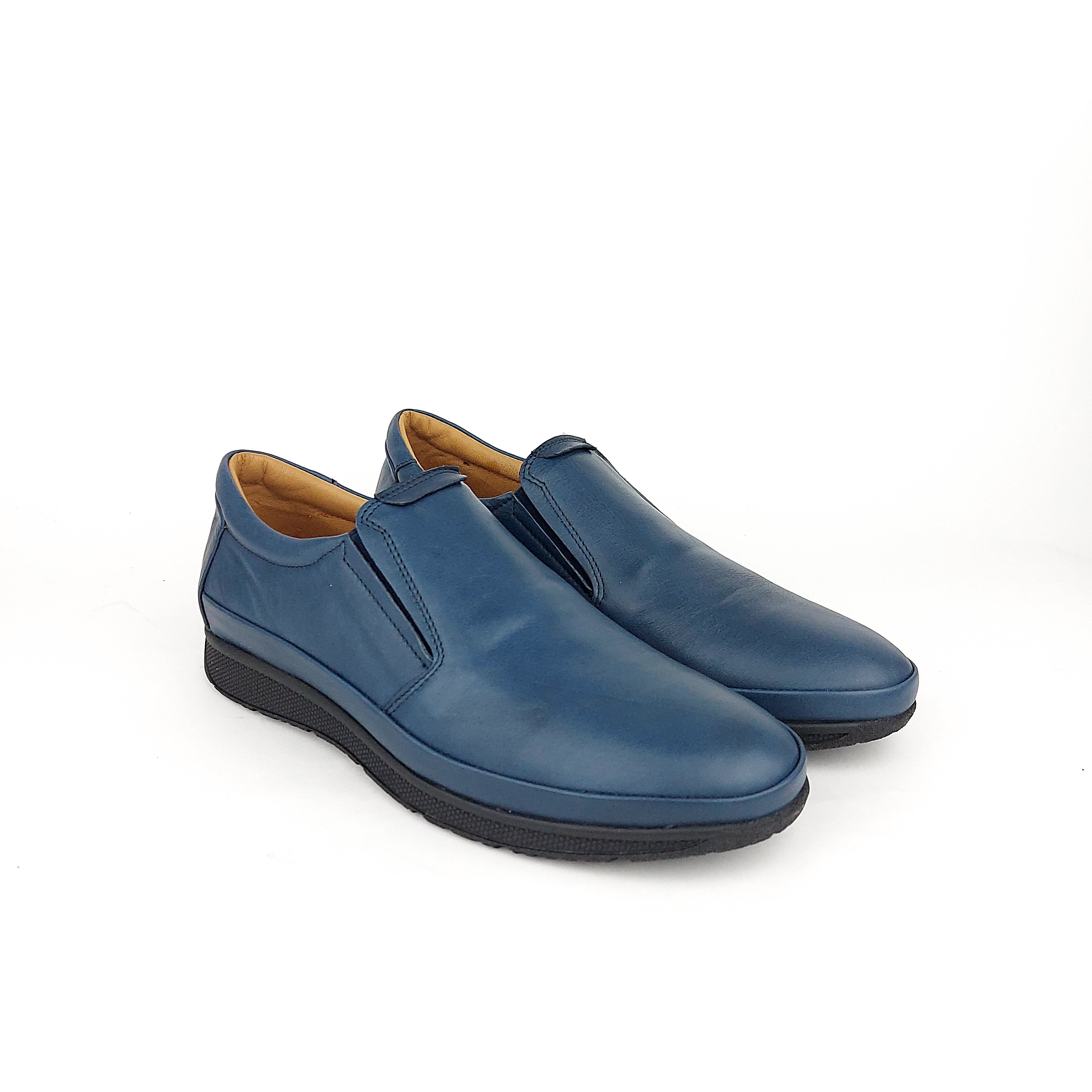 Volzak 720 chaussure en cuir bleu