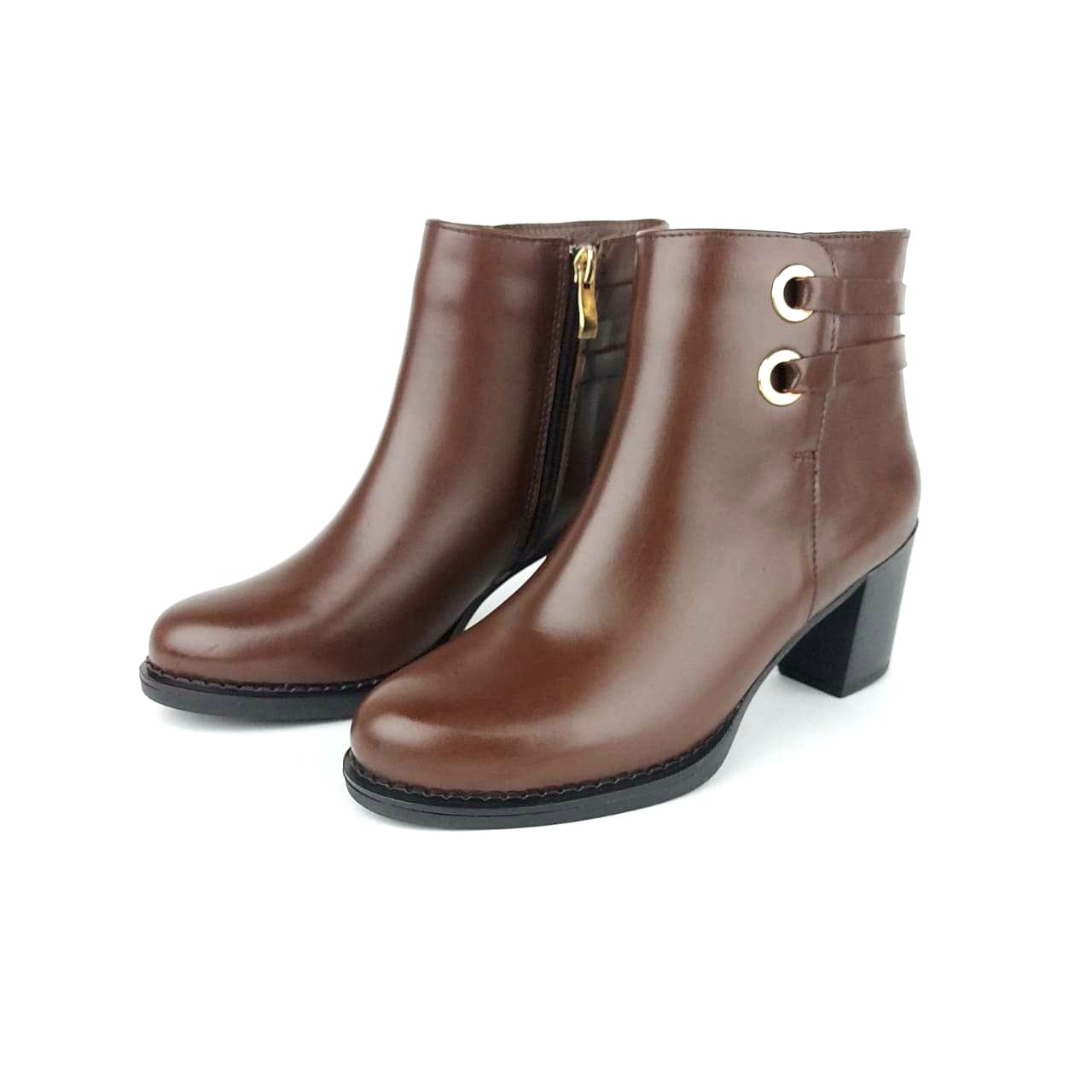 Volzak 907 botte en cuir marron