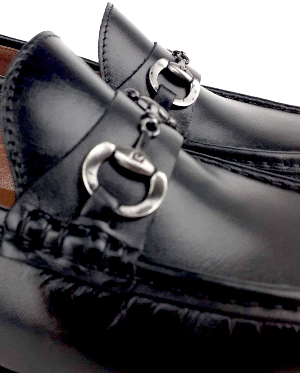 Volzak 1195 Mocassin penny en cuir Noir