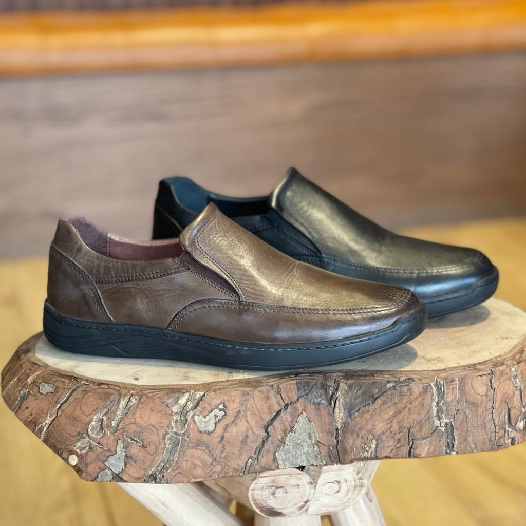 Volzak 3031 Chaussure en cuir Noir