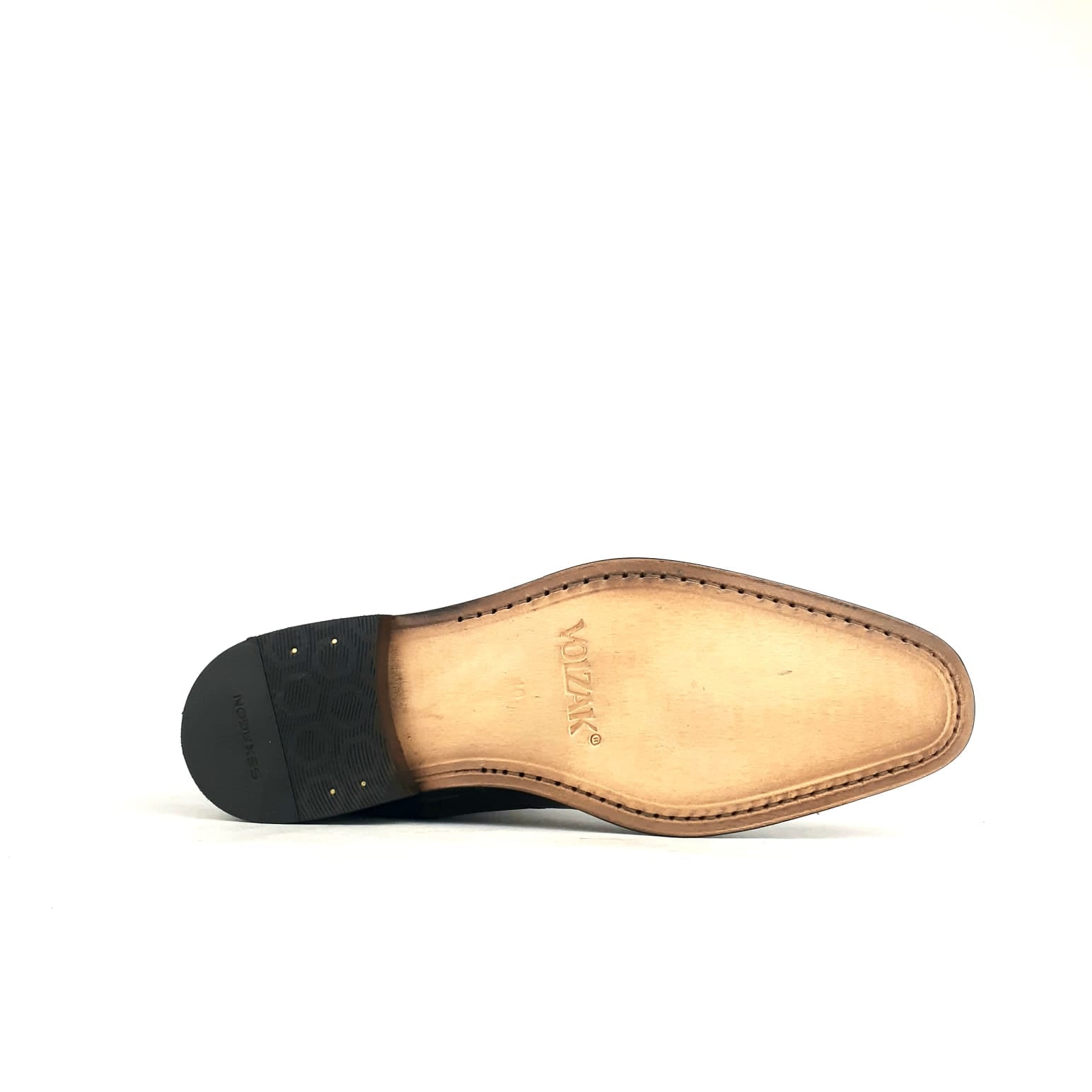 0970 Bottine en cuir marron