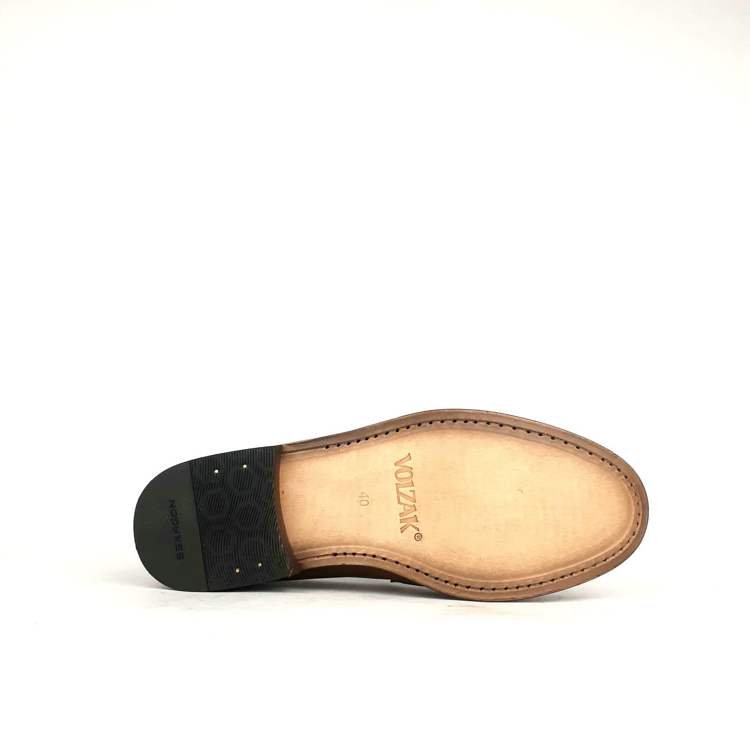Volzak 578 Chaussure en cuir Bordeaux