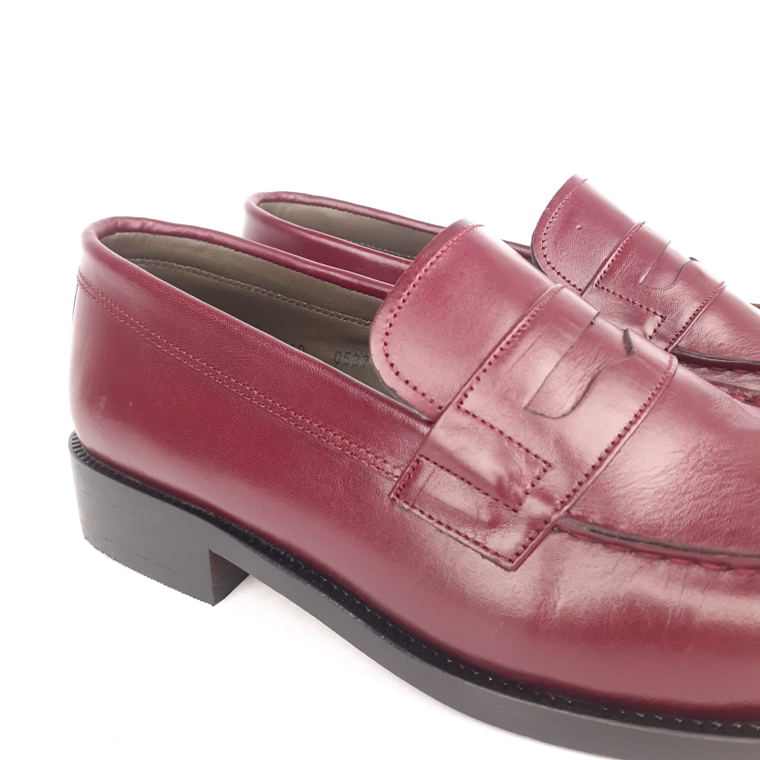 Volzak 578 Chaussure en cuir Bordeaux