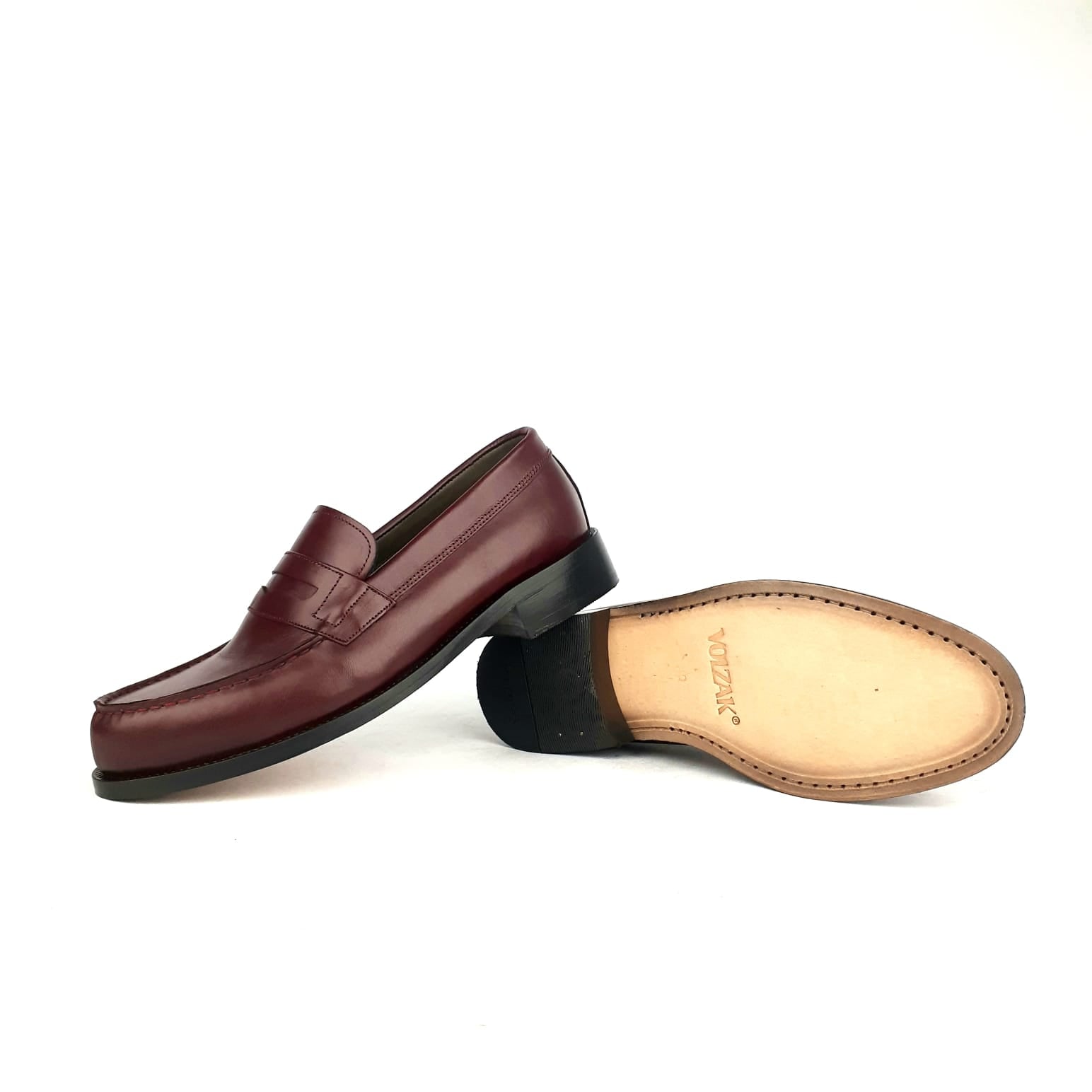 Volzak 578 Chaussure en cuir Bordeaux