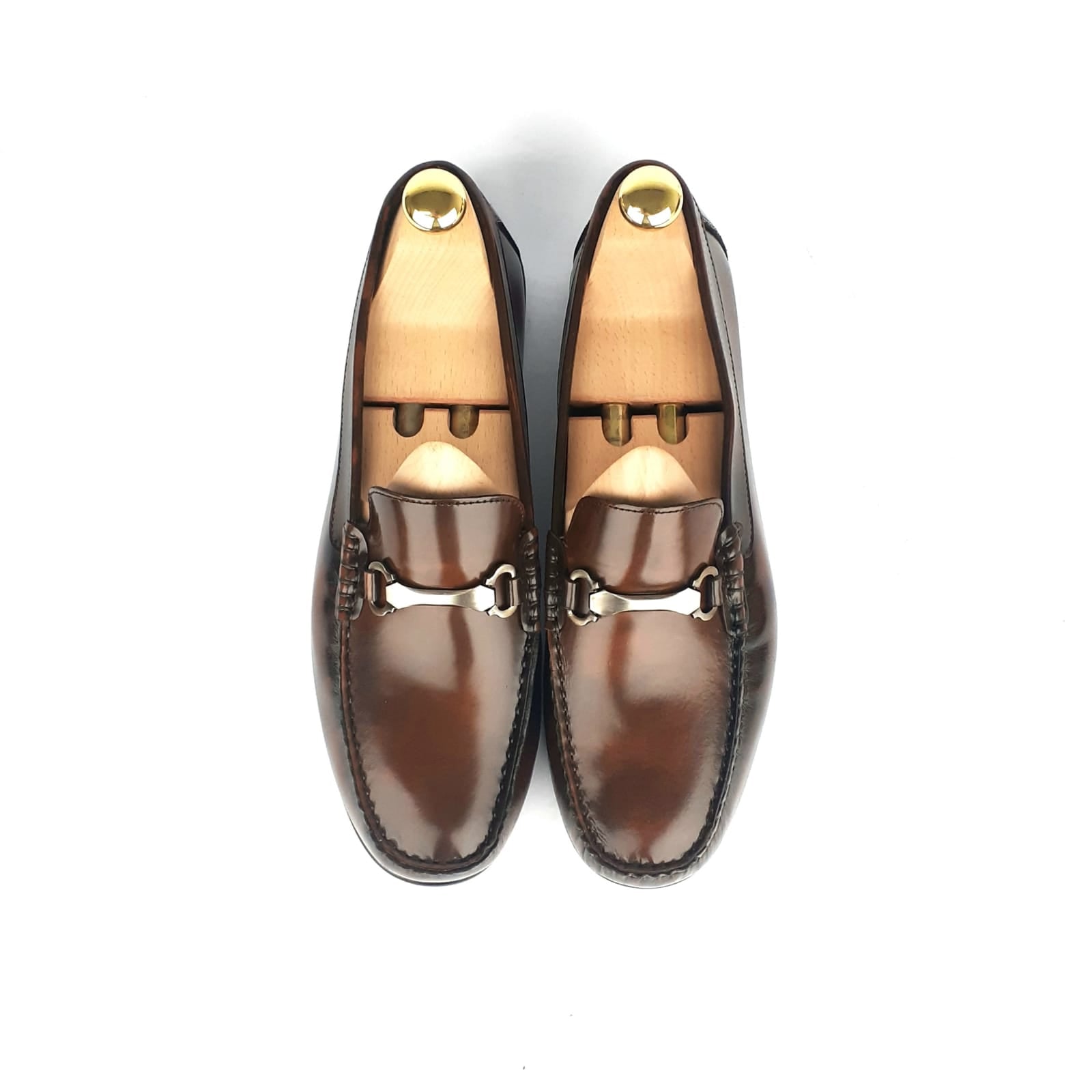 .1241 Mocassin en cuir Démasquable Marron