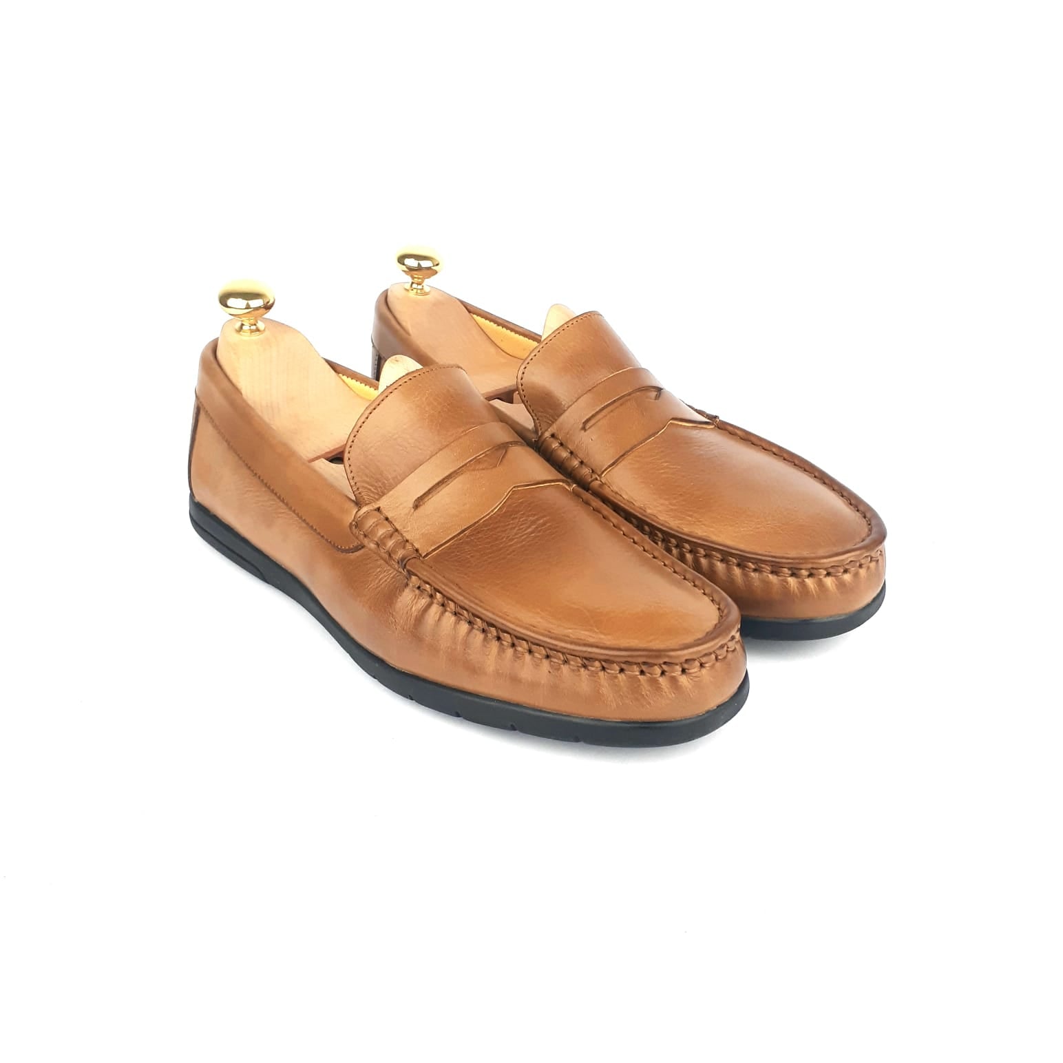 Volzak 100 Mocassin en cuir Cajou