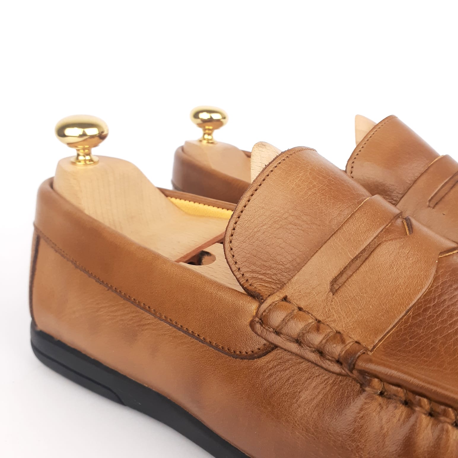 Volzak 100 Mocassin en cuir Cajou
