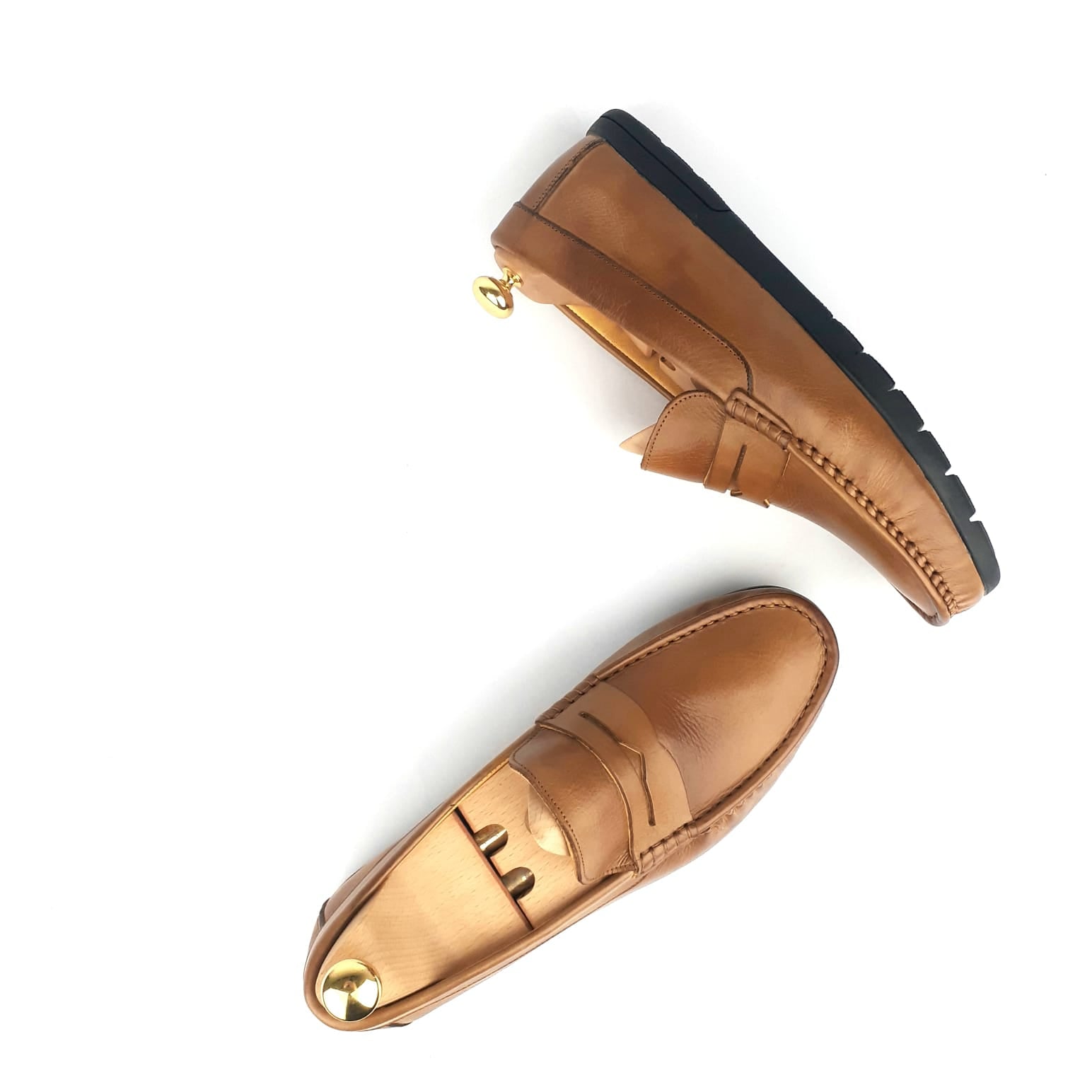 Volzak 100 Mocassin en cuir Cajou