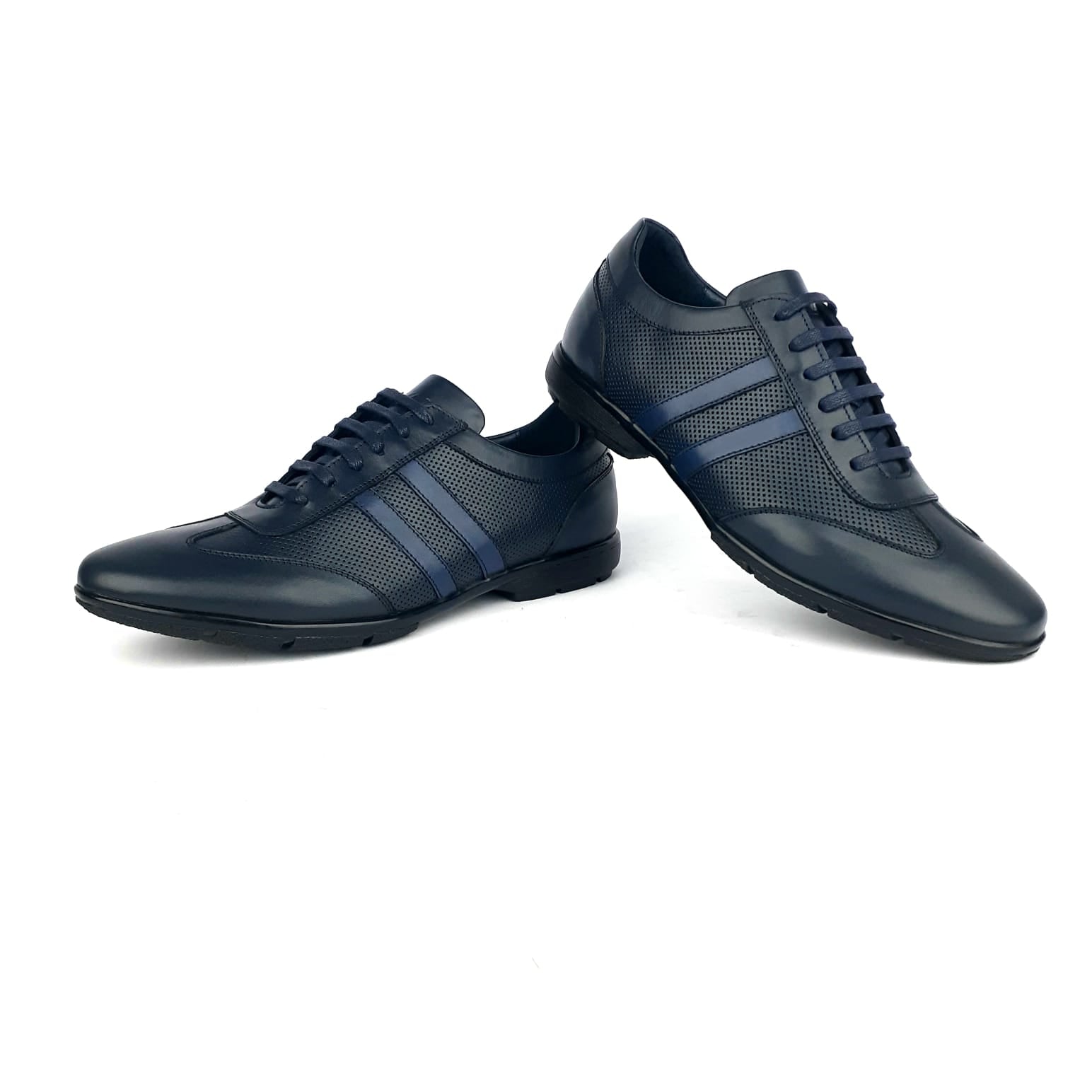 Volzak 6042 Chaussure en cuir Bleu