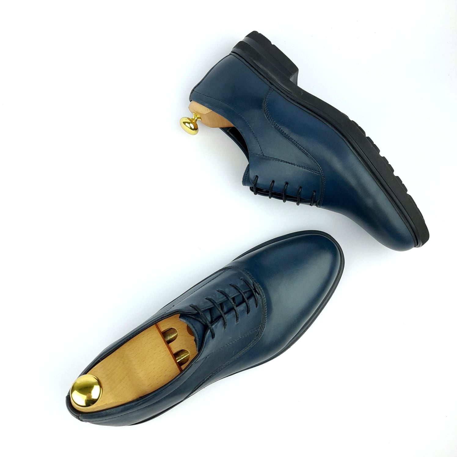 Volzak 910 Chaussure en cuir Bleu