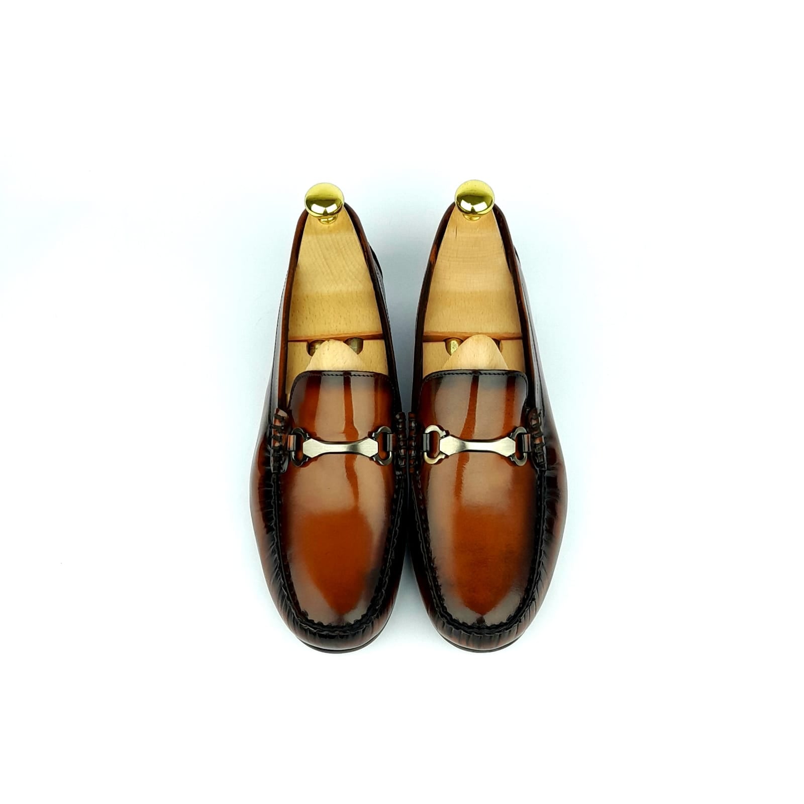 Volzak 6006 Mocassin en cuir Démasquable Marron