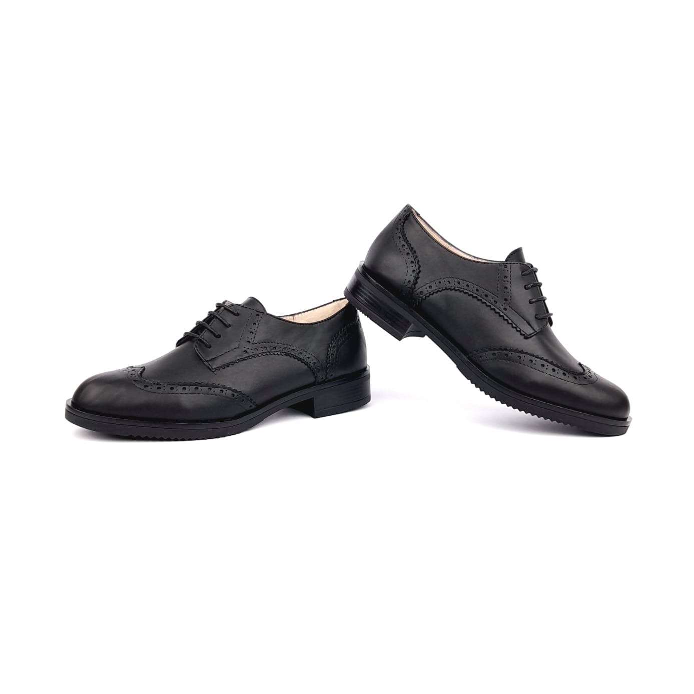Volzak 865 Chaussure en cuir noir