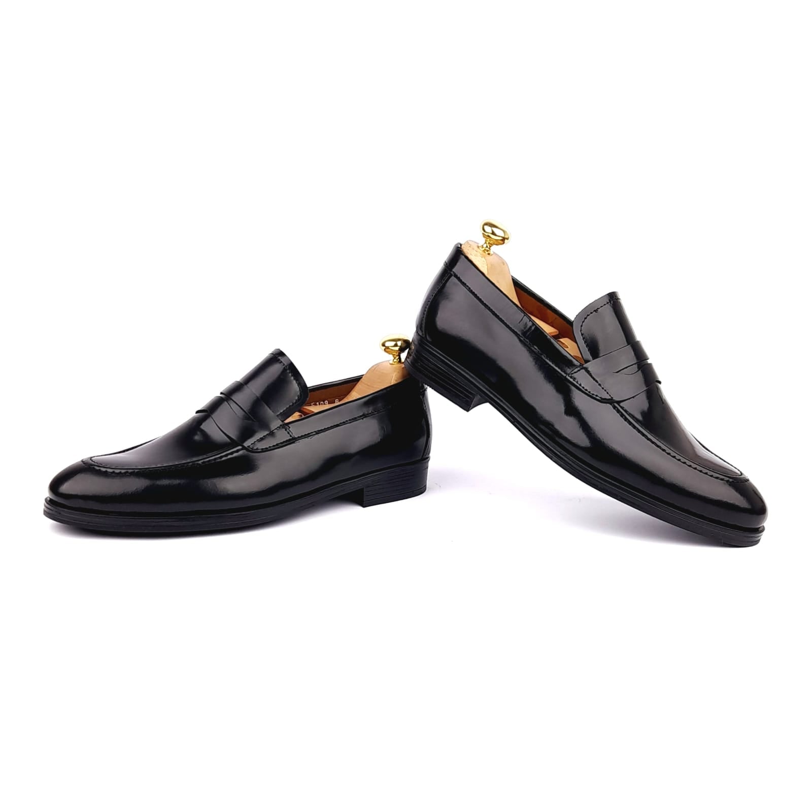 Volzak 5106 Chaussure cuir démasquable Noir