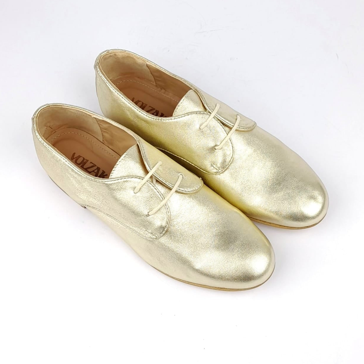 Volzak 125 Gold Leather Shoe