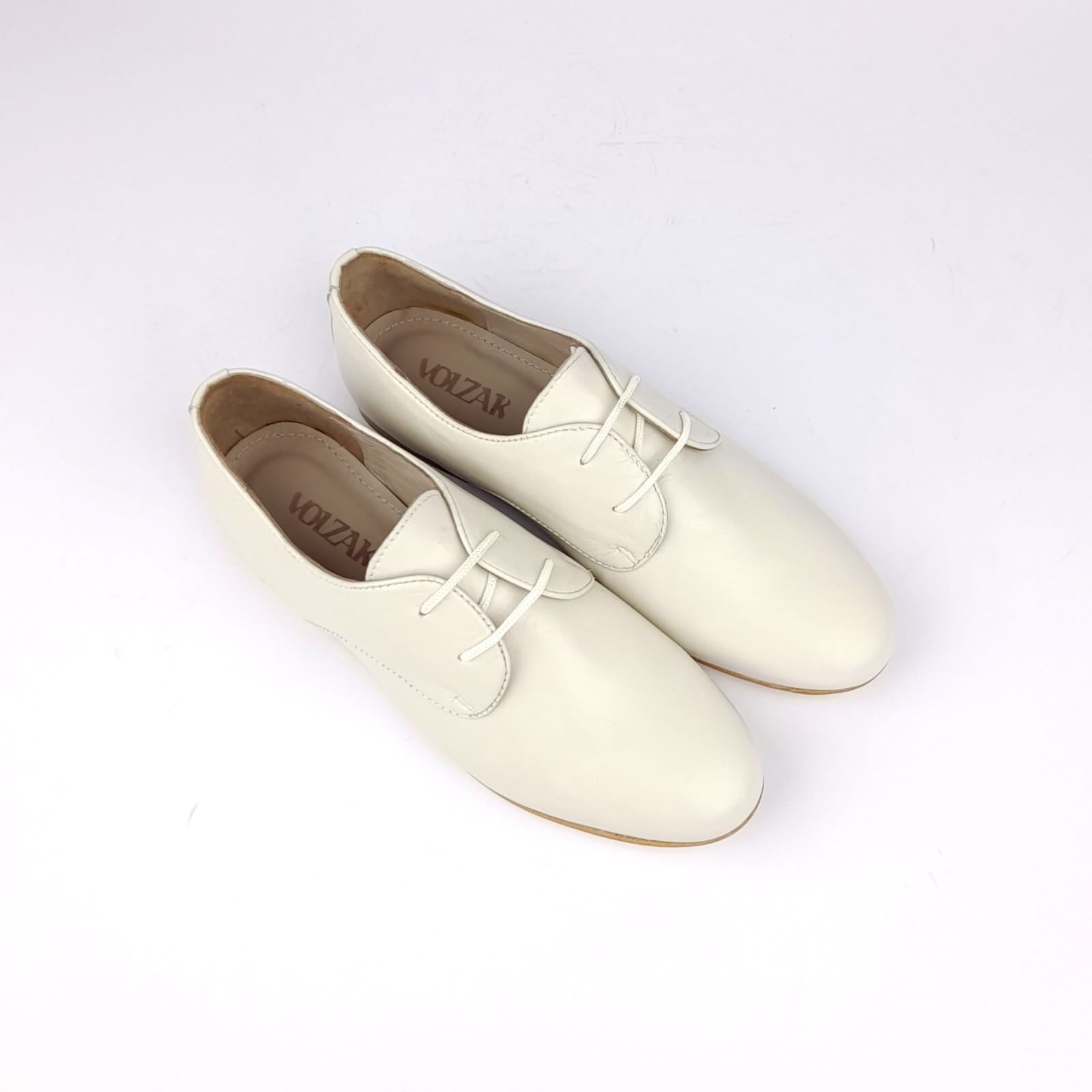 Volzak 125 Chaussure en cuir Blanc