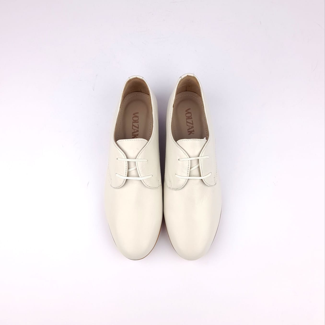 Volzak 125 Leather Shoe White