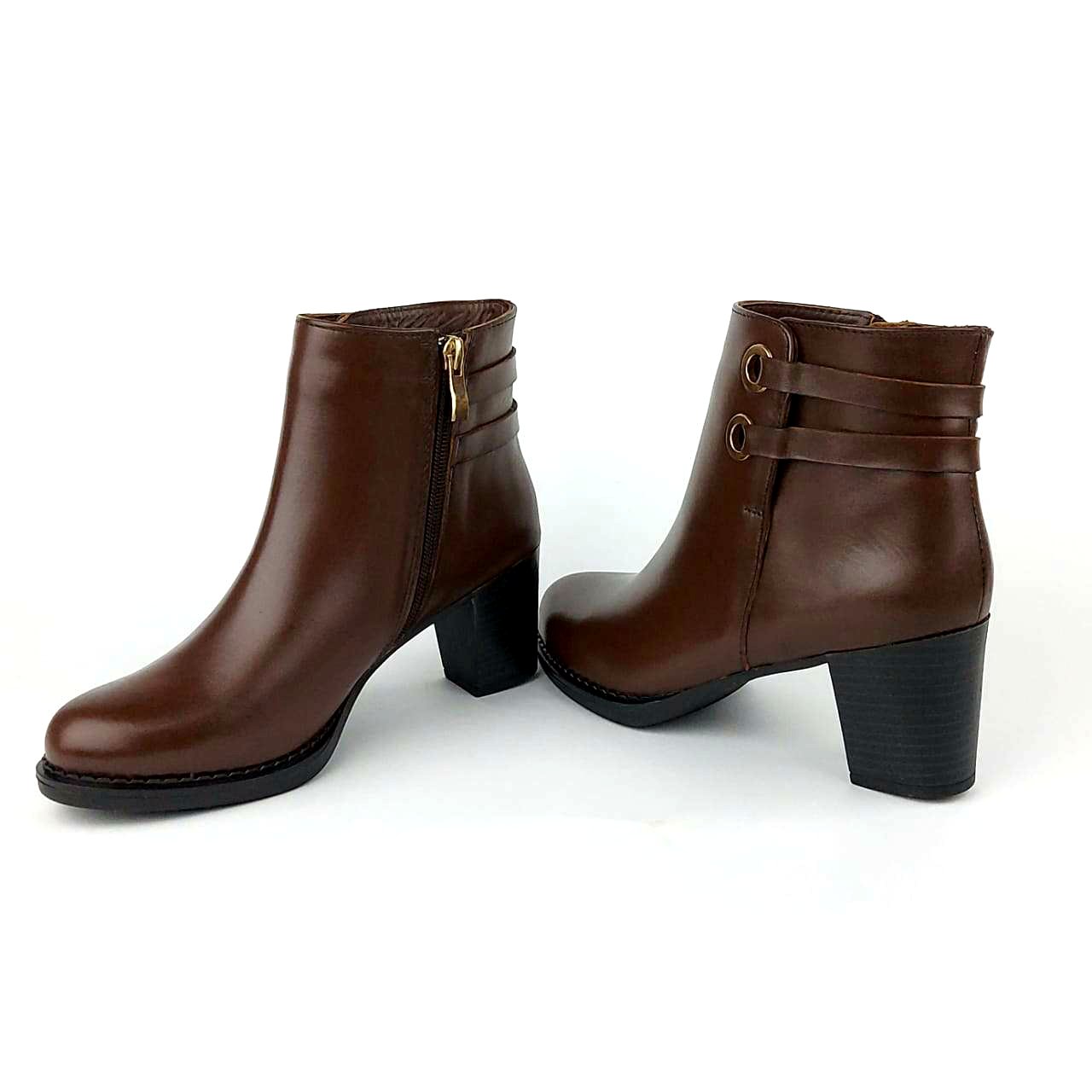 Volzak 907 botte en cuir marron