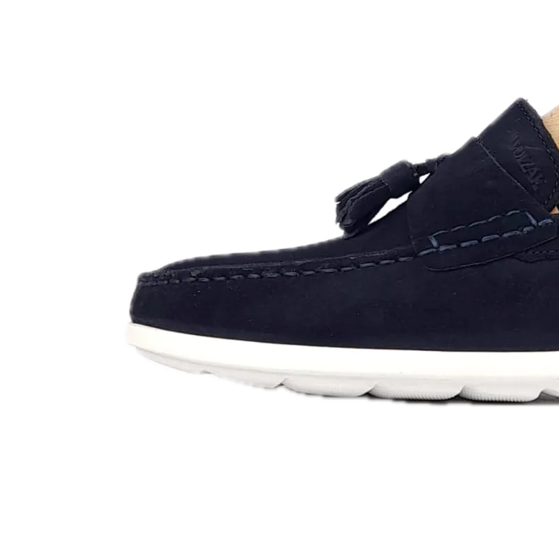 Volzak 011 Blue suede moccasin