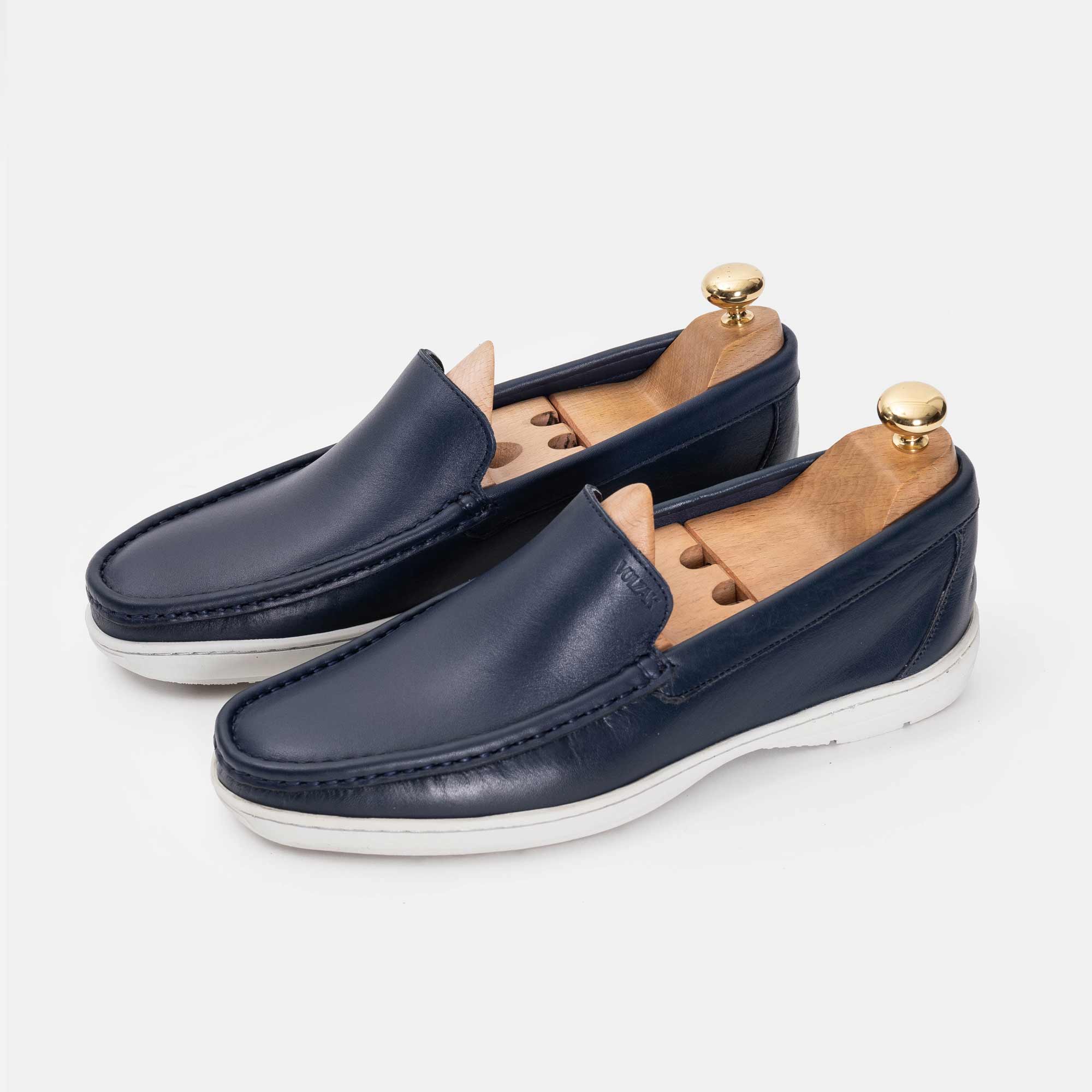 Volzak 03 Blue leather loafer