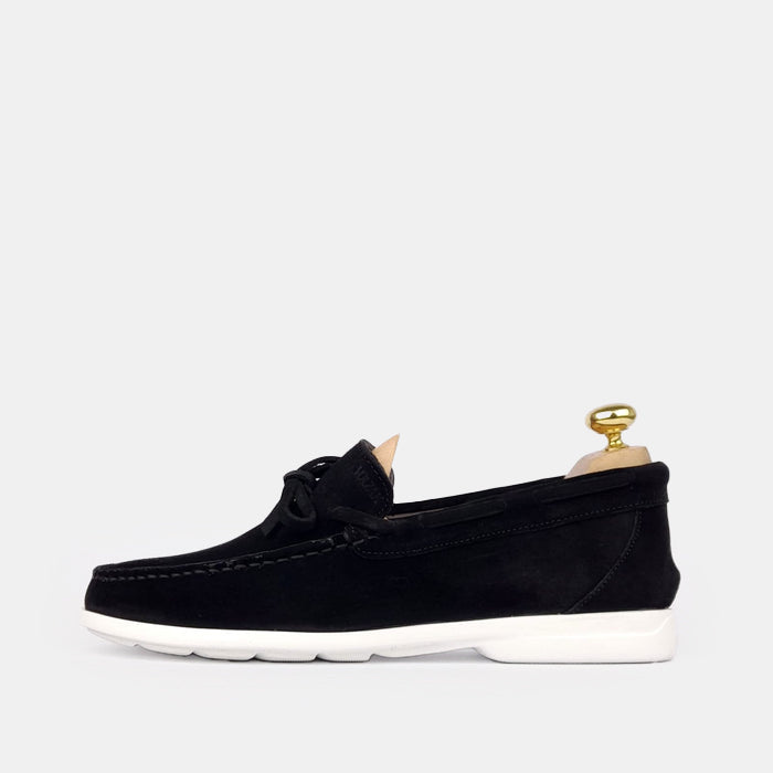 Volzak 05 Mocassin en daim Noir