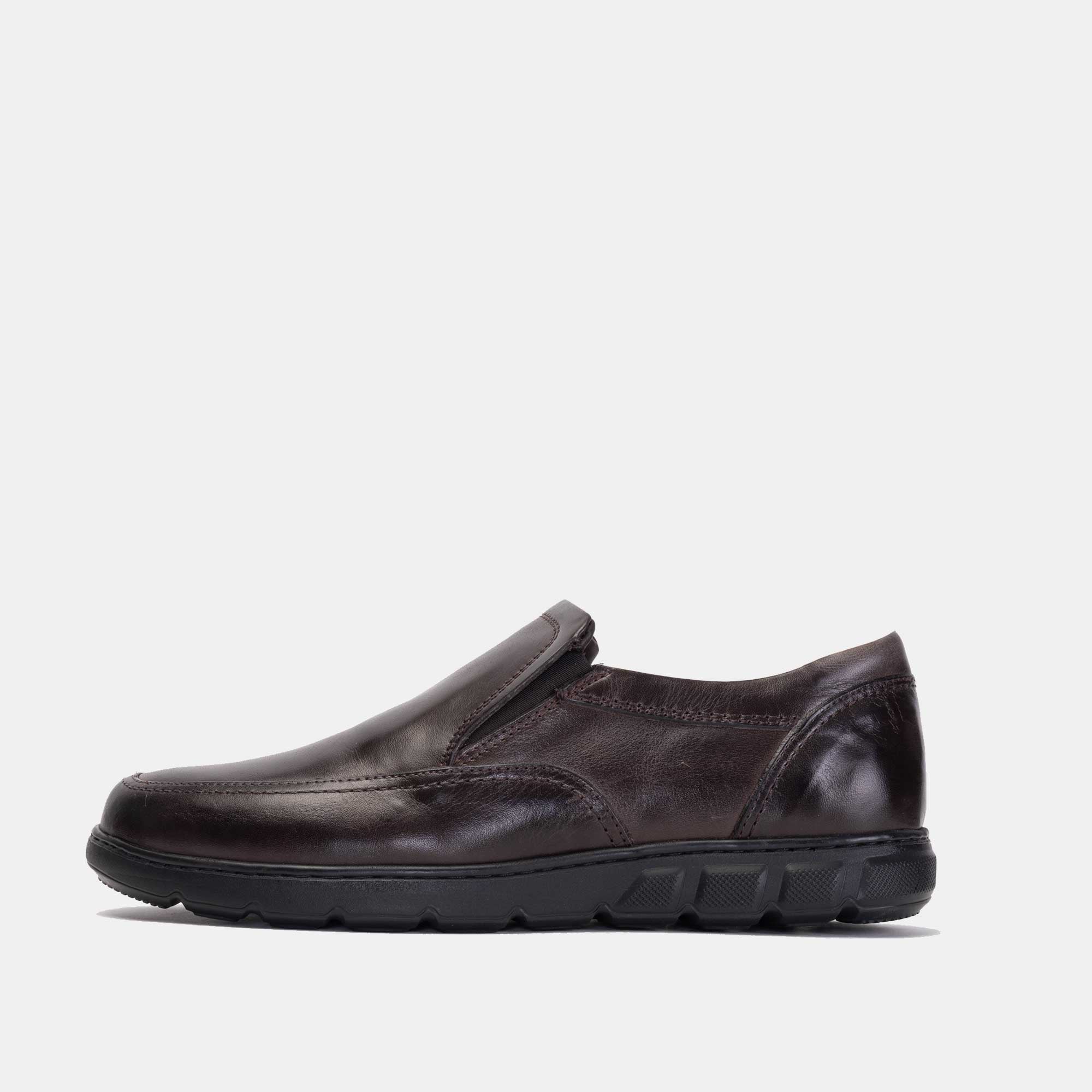 Volzak 3031 S Chaussure en cuir marron foncé