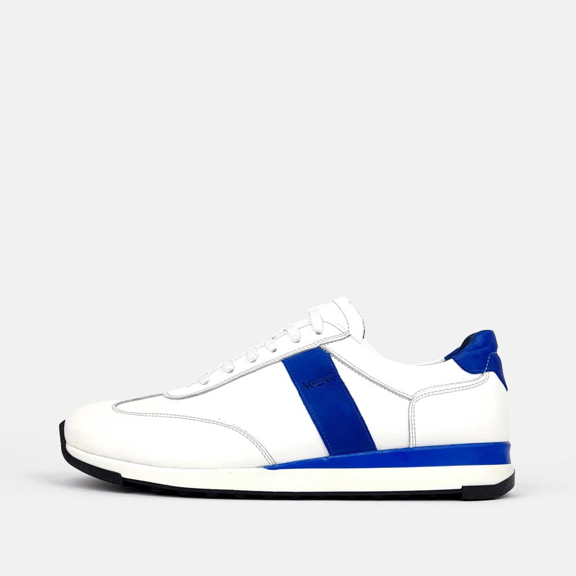 Volzak 6048 Basket en cuir Blanc