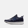 Volzak 150 Basket en daim Bleu