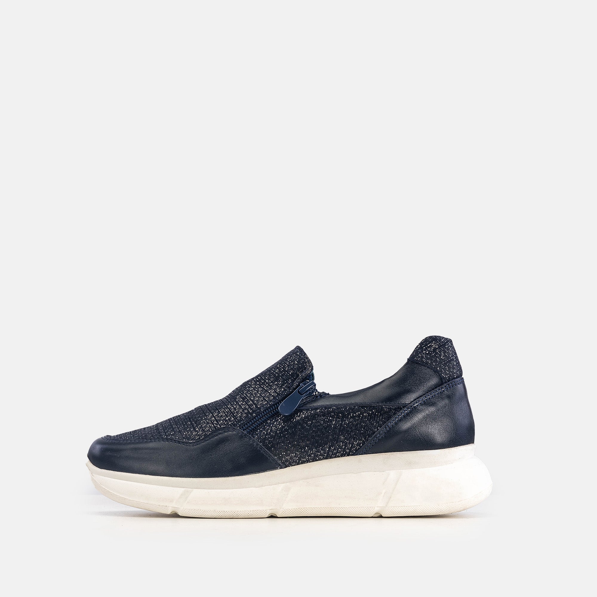 Volzak 178 Basket en cuir Bleu